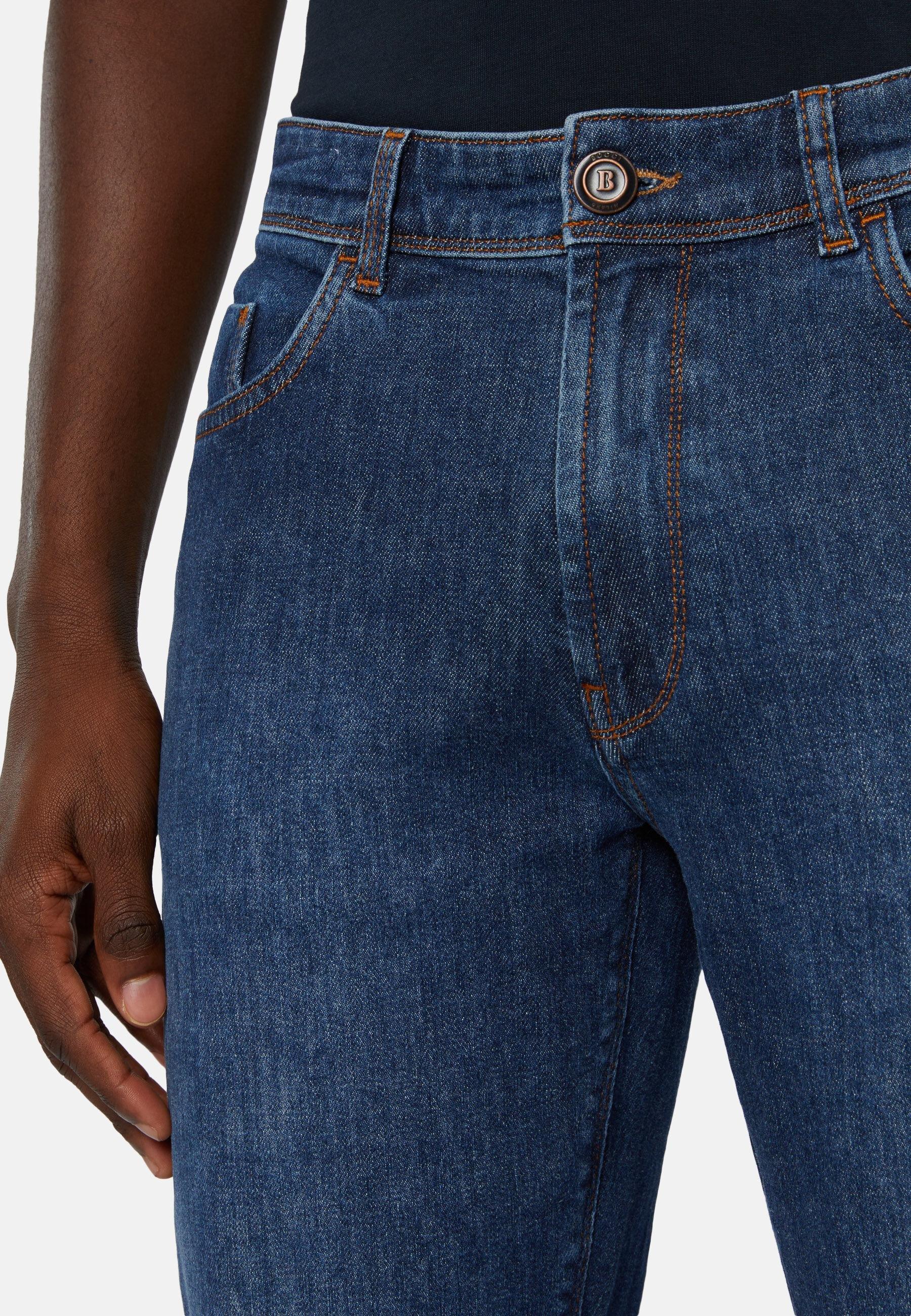 Stretch Denim Jeans Blue, Medium Blue, large image number 3