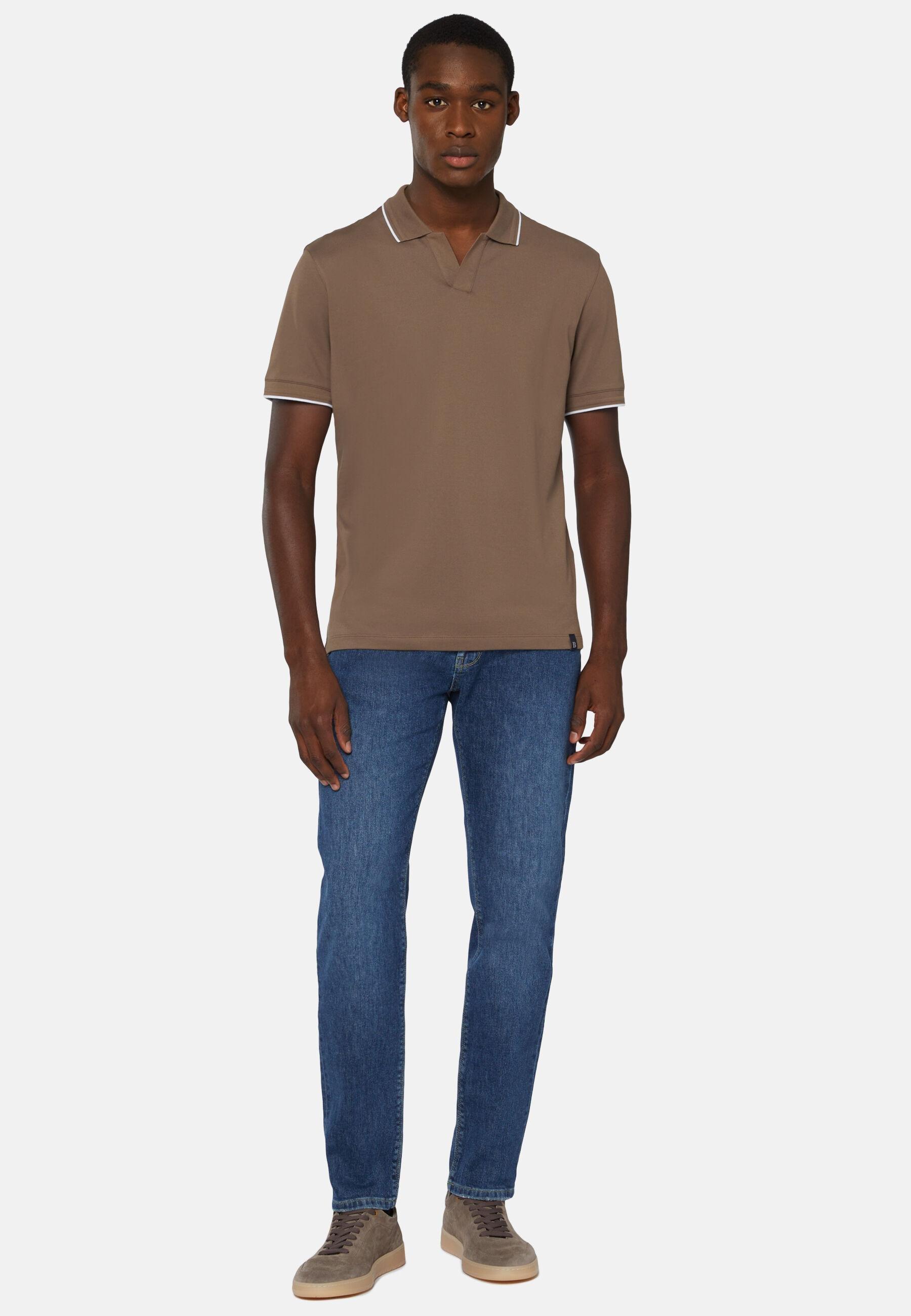 Stretch Denim Jeans Blue, Dark Blue, large image number 3