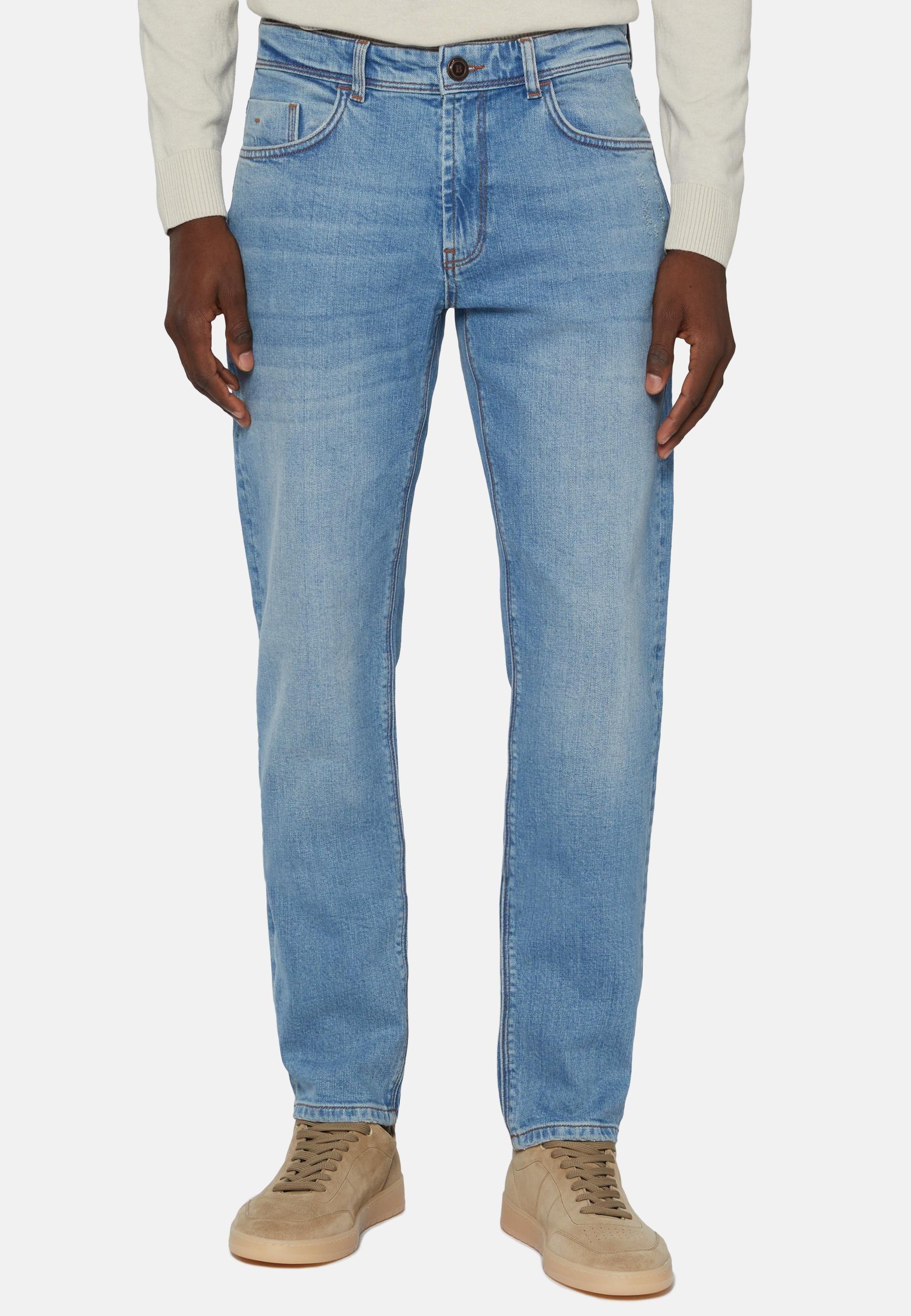 Stretch Denim Jeans Blue, Light Blue, large image number 0
