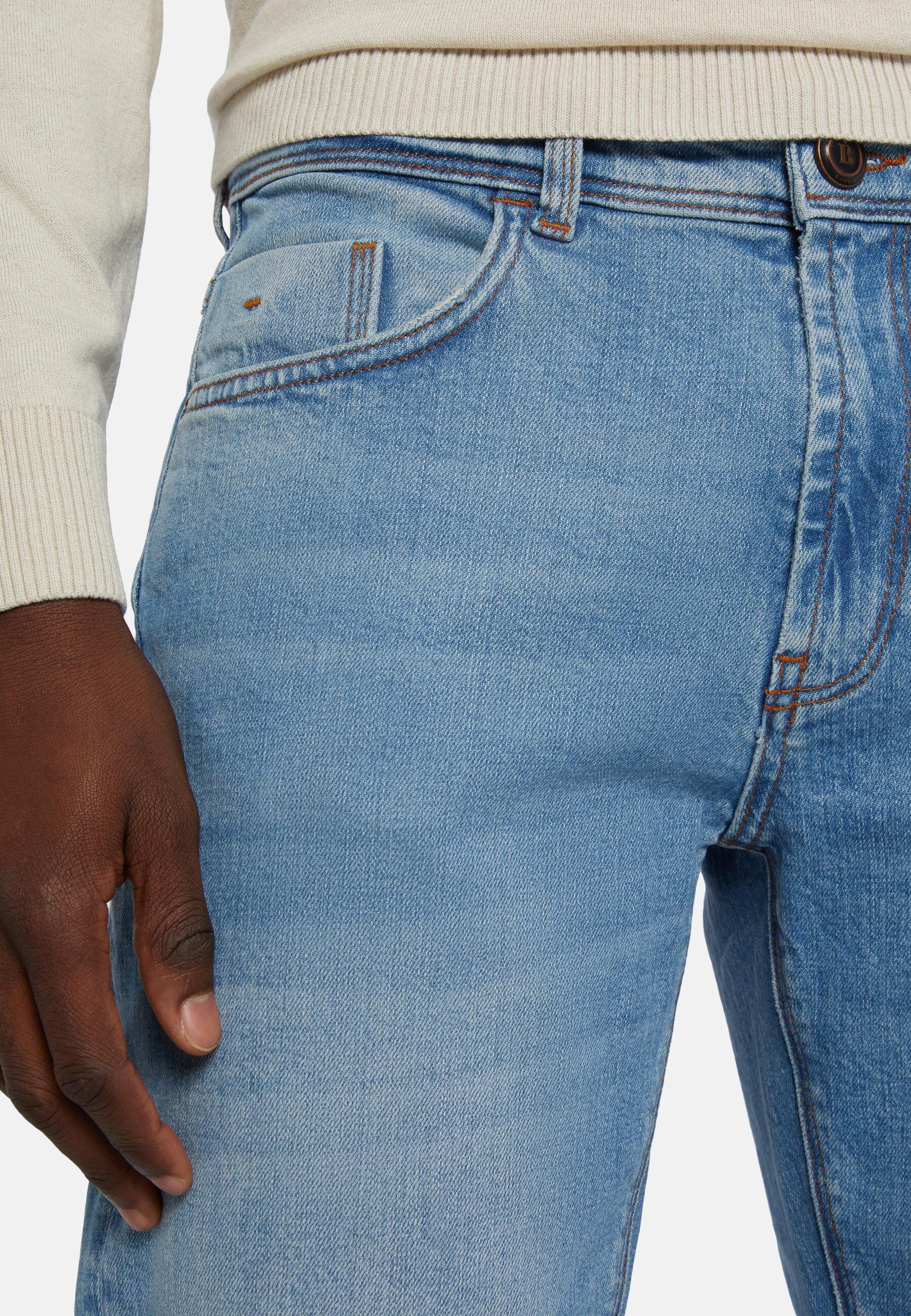 Stretch Denim Jeans, Light Blue, Light Blue, large image number 8