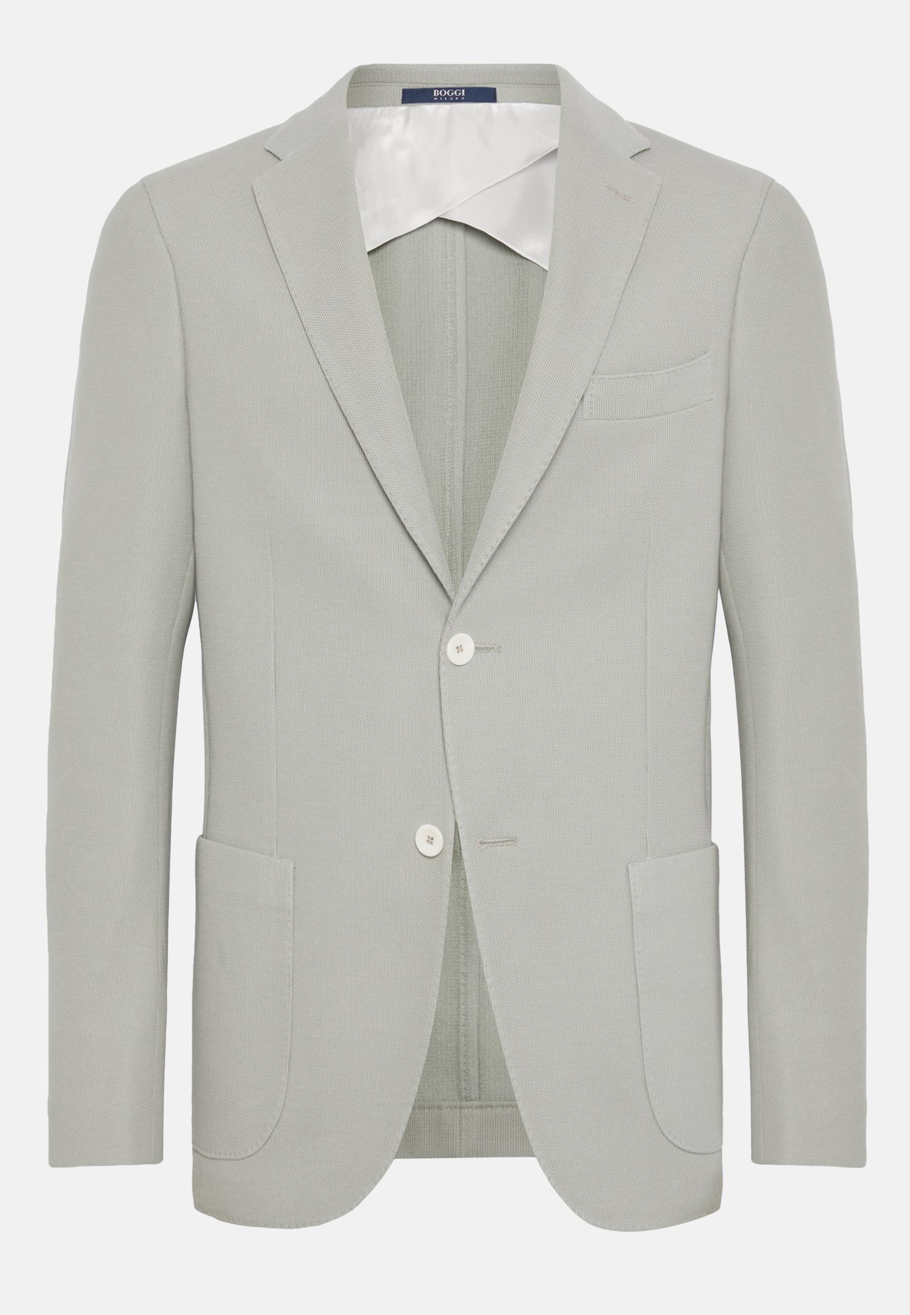 Boggi Milano - Green Cotton B Jersey Jacket