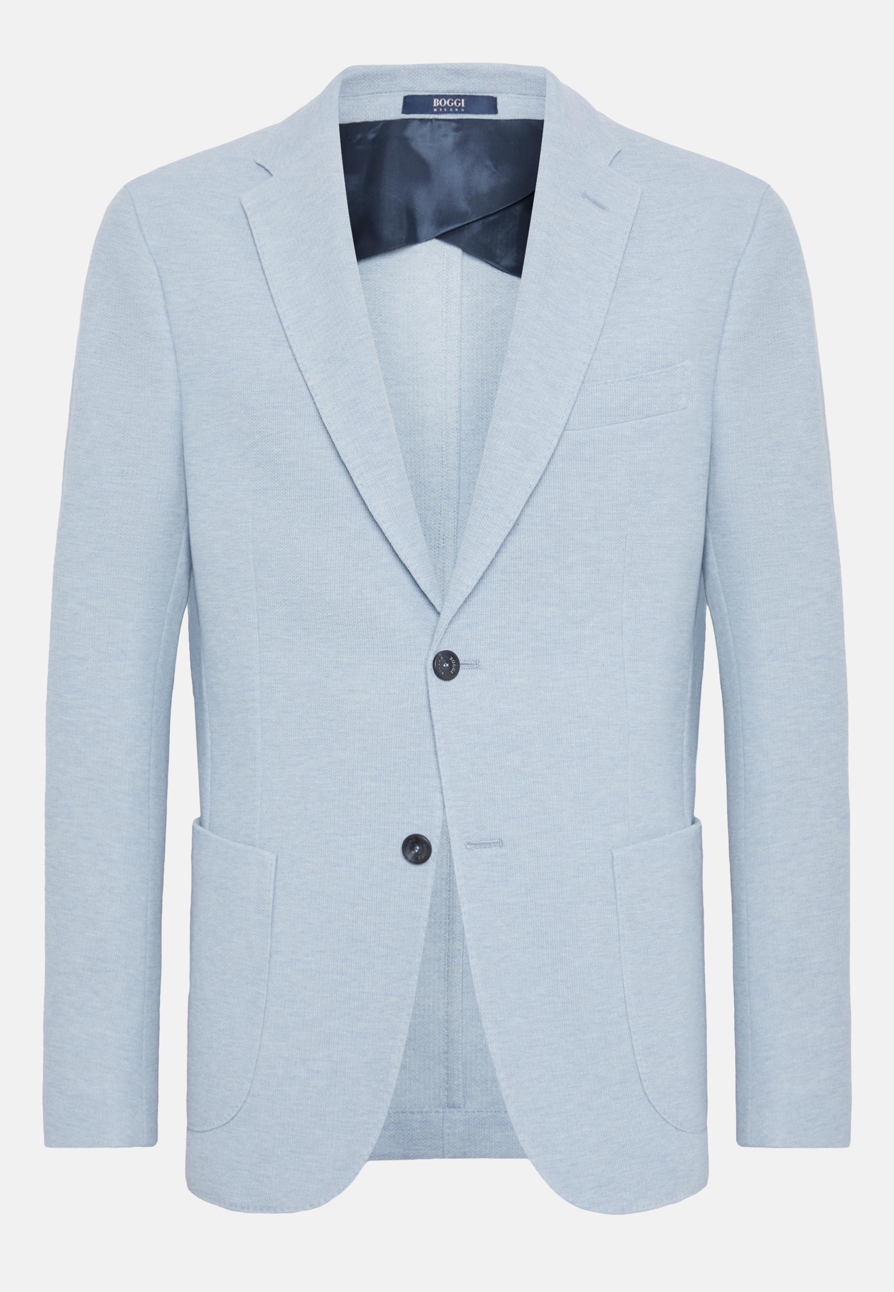 Boggi Milano - Blue B-Jersey Cotton Jacket