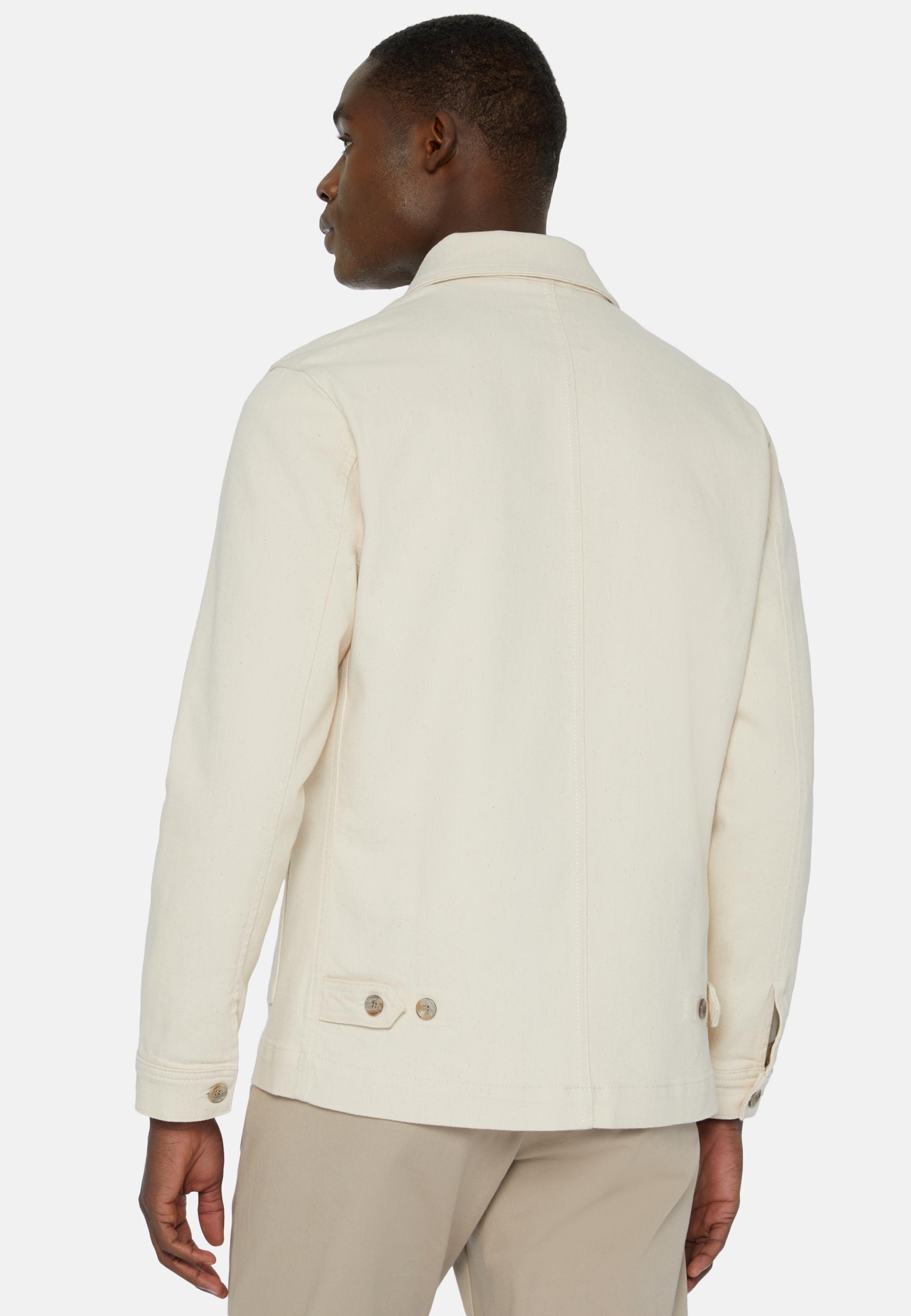Boggi Milano - Cream Cotton Shirt Jacket
