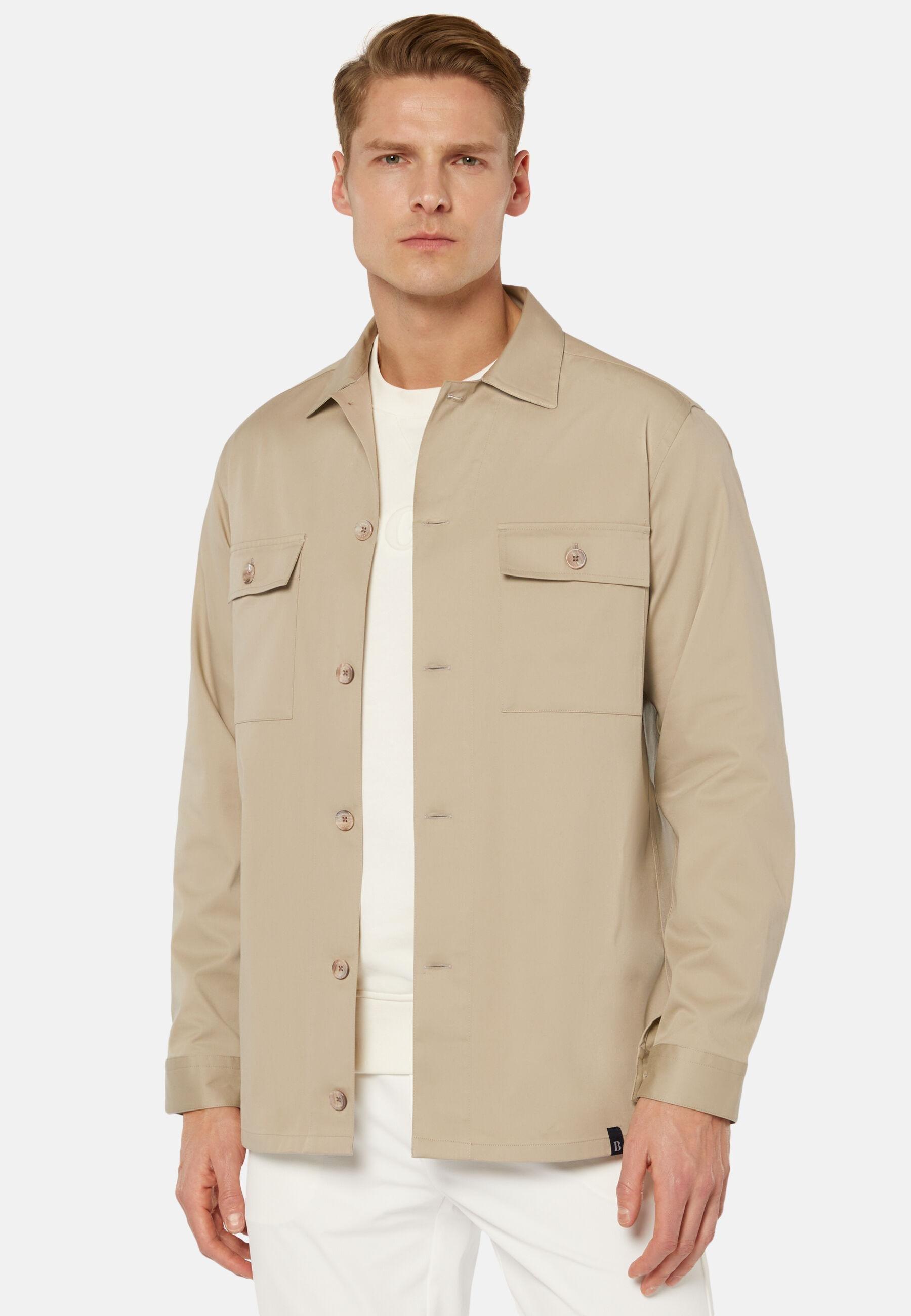 Camp Overshirt Beige, Beige, medium