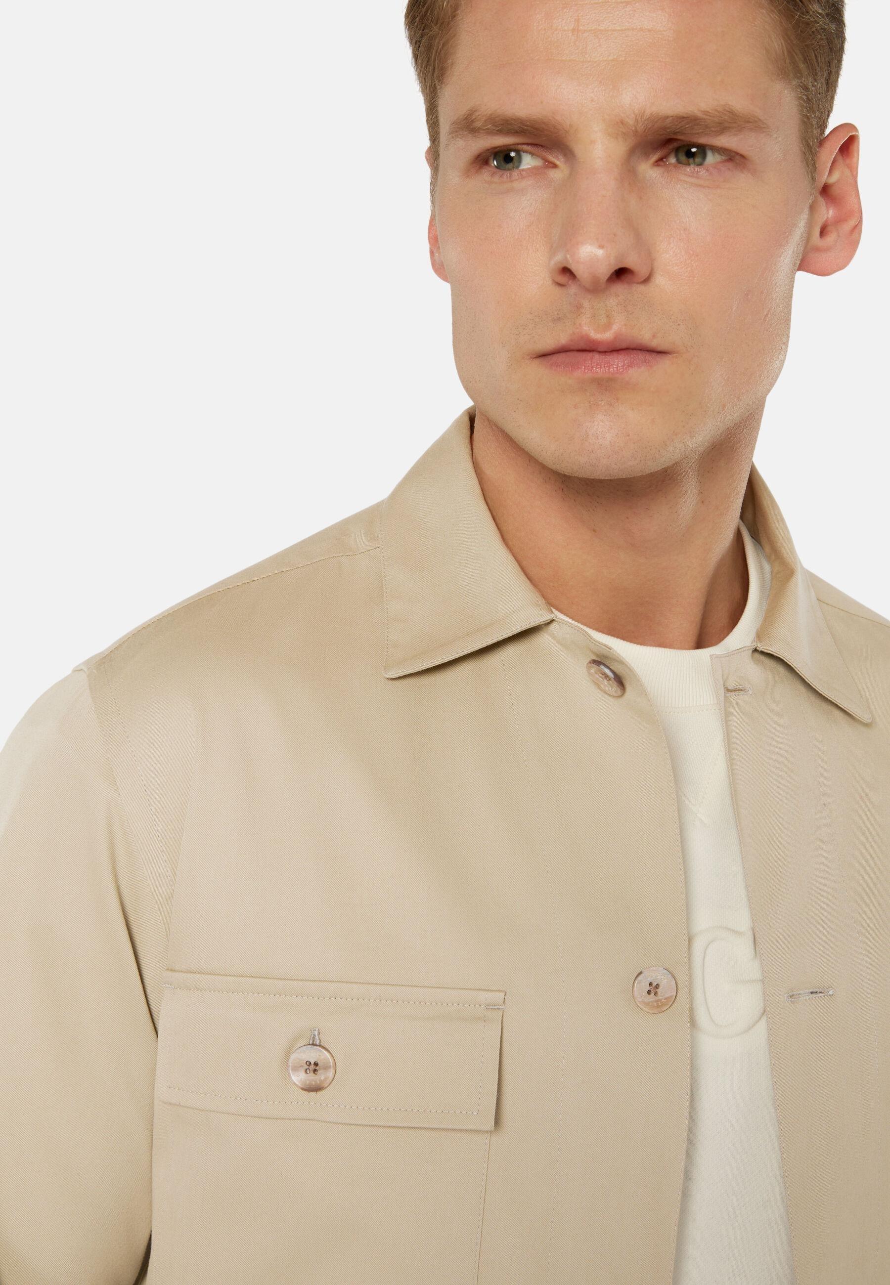 Camp Overshirt Beige, Beige, medium