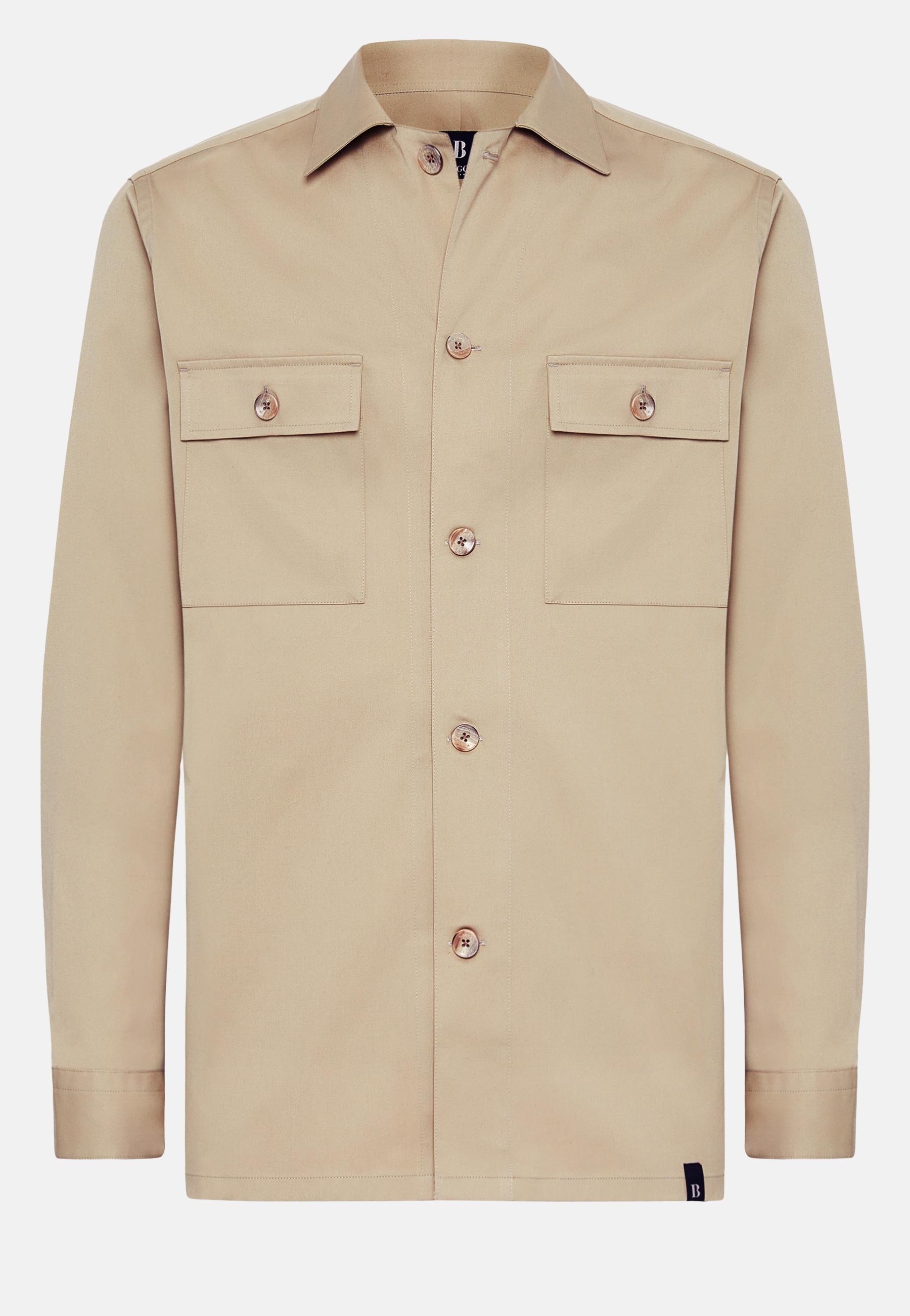 Camp Overshirt Beige, , large image number 4