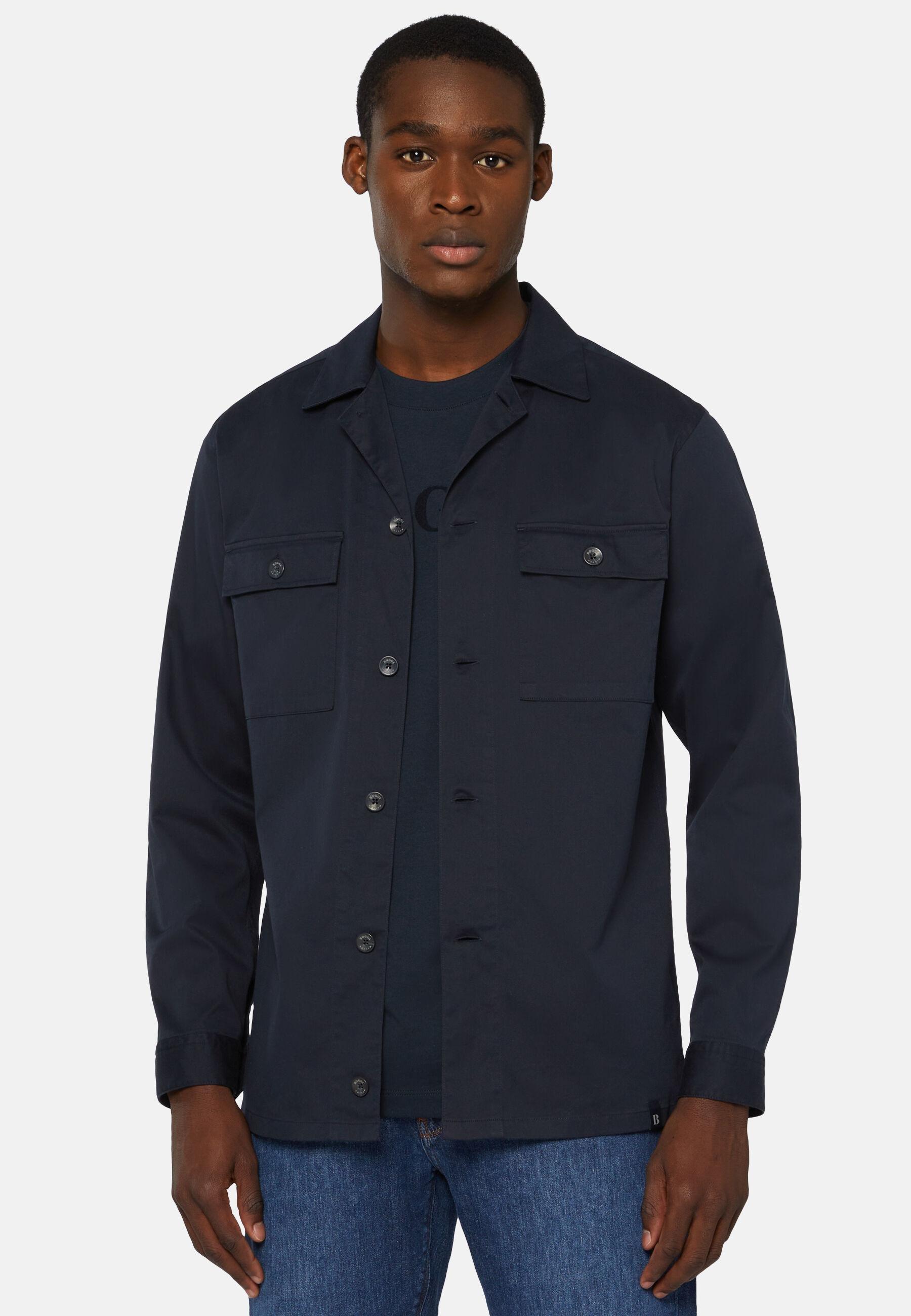 Camp Overshirt Navy, Navy blue, large image number 0