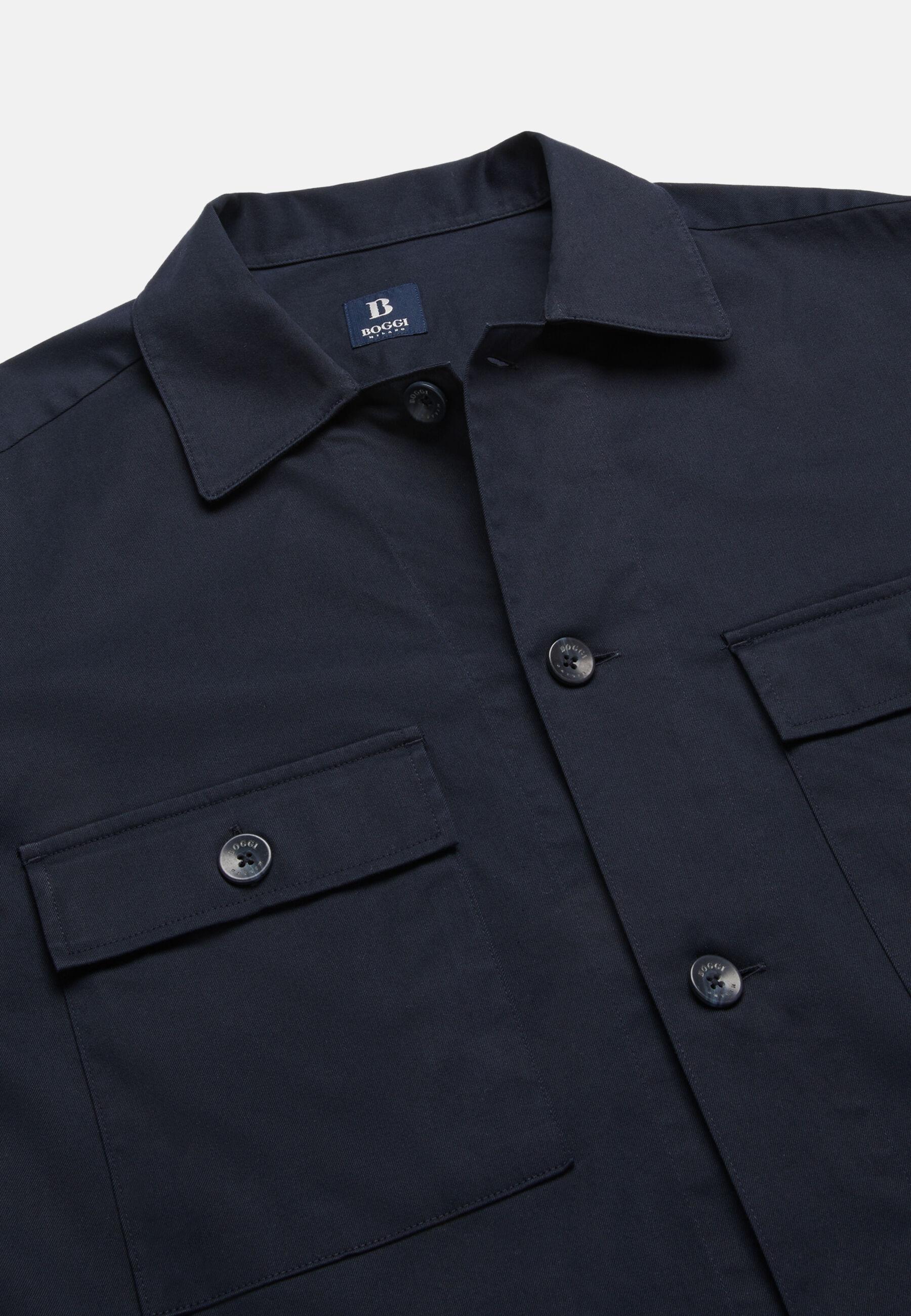 Camp Overshirt Navy, Navy blue, large image number 3