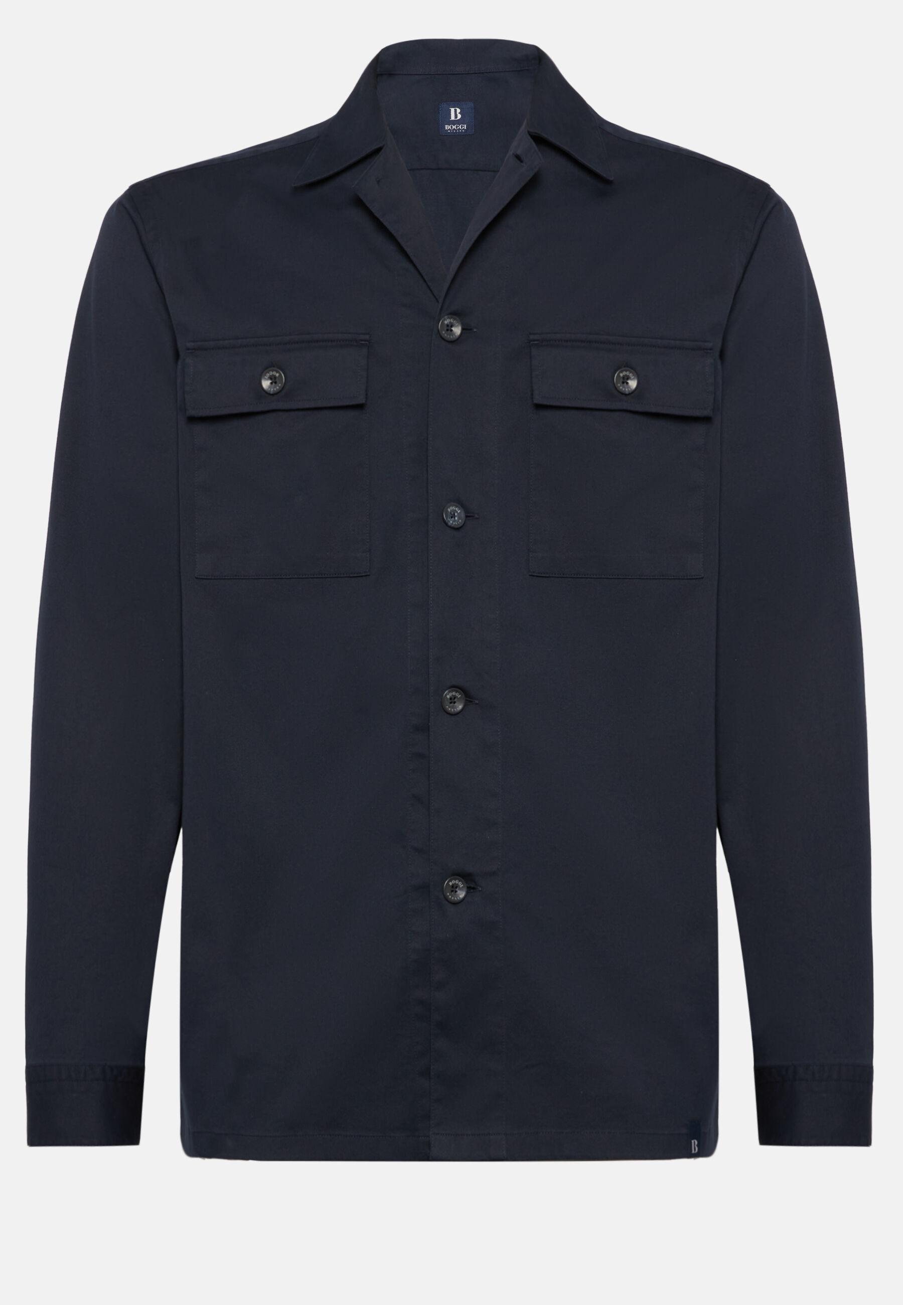 Camp Overshirt Navy, Navy blue, large image number 4