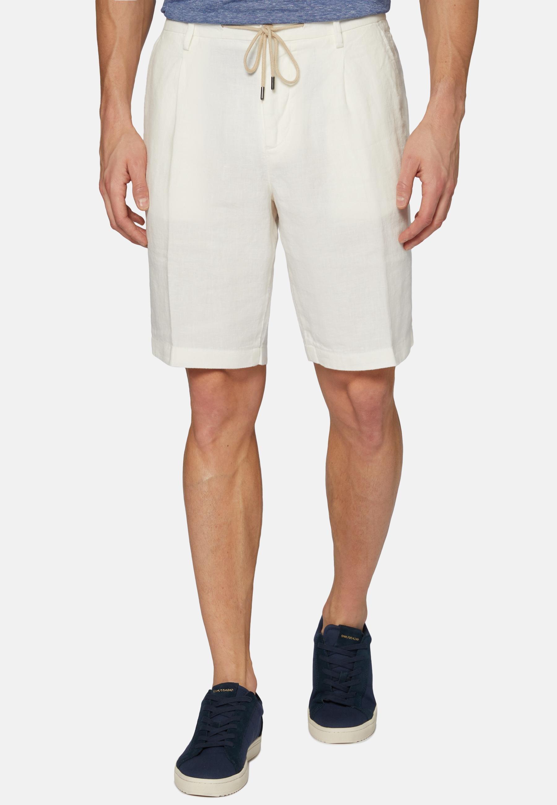 Linen Bermudas White, , large image number 0