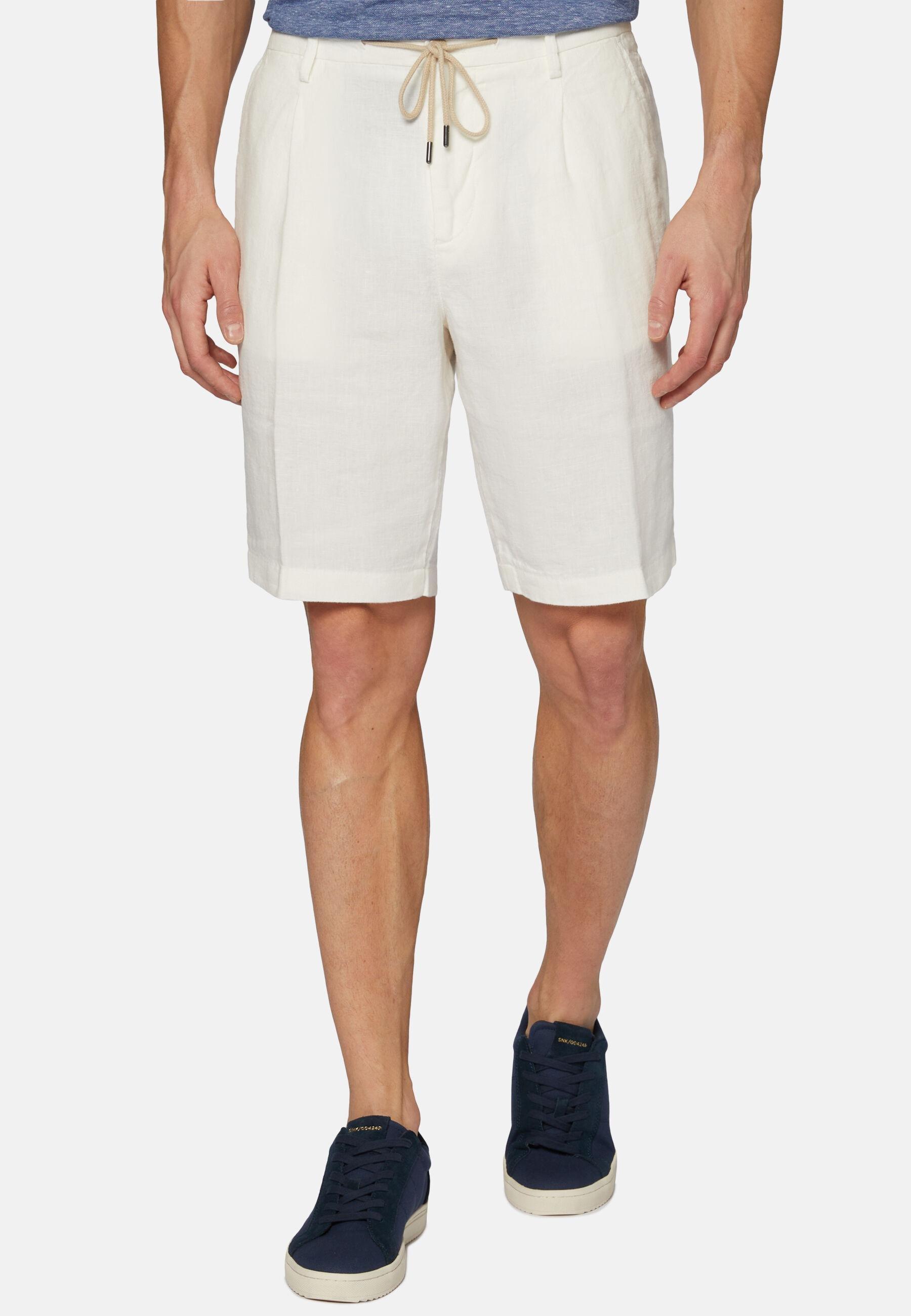 Linen Bermudas White, White, large image number 0