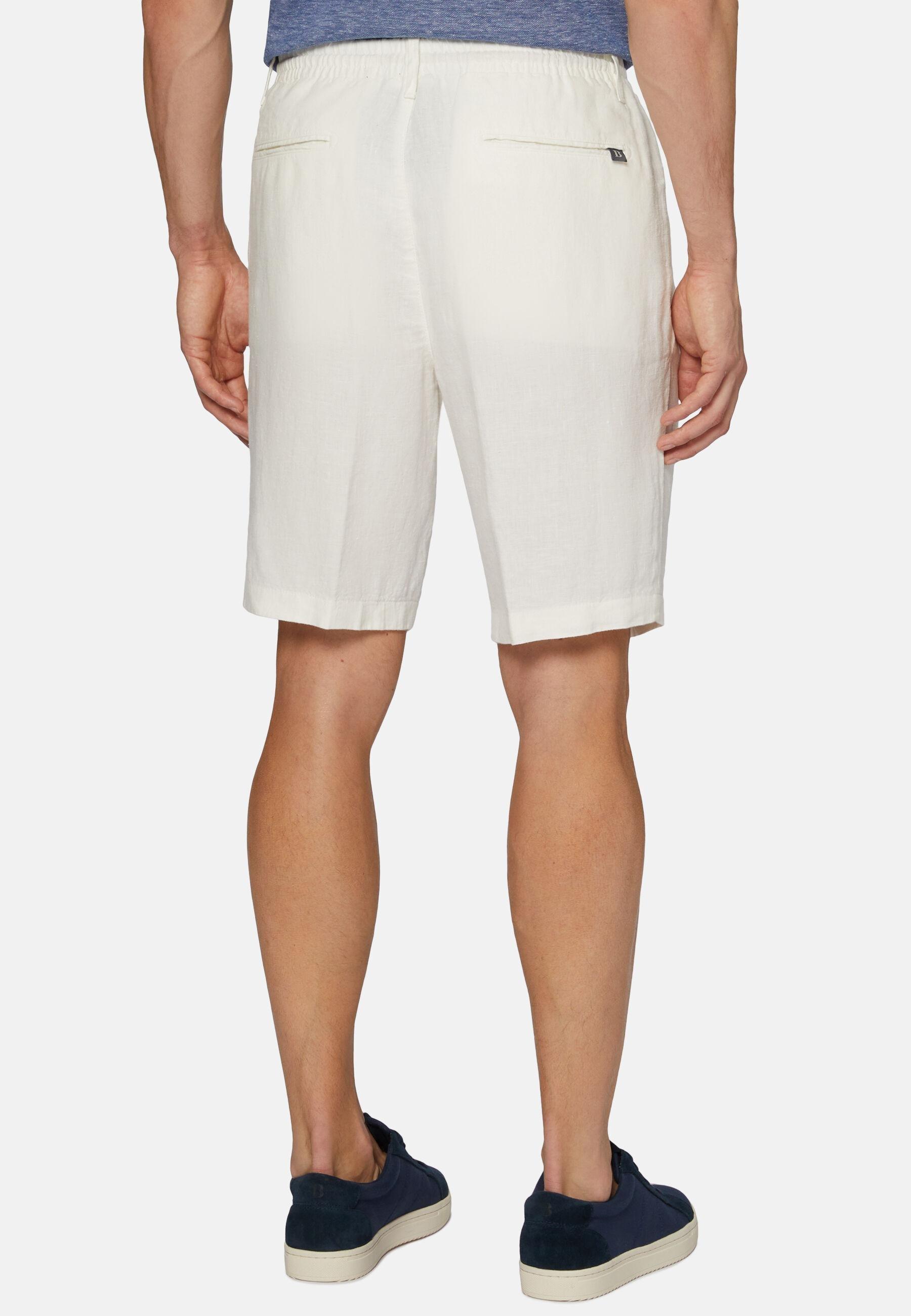 Linen Bermudas White, White, large image number 2