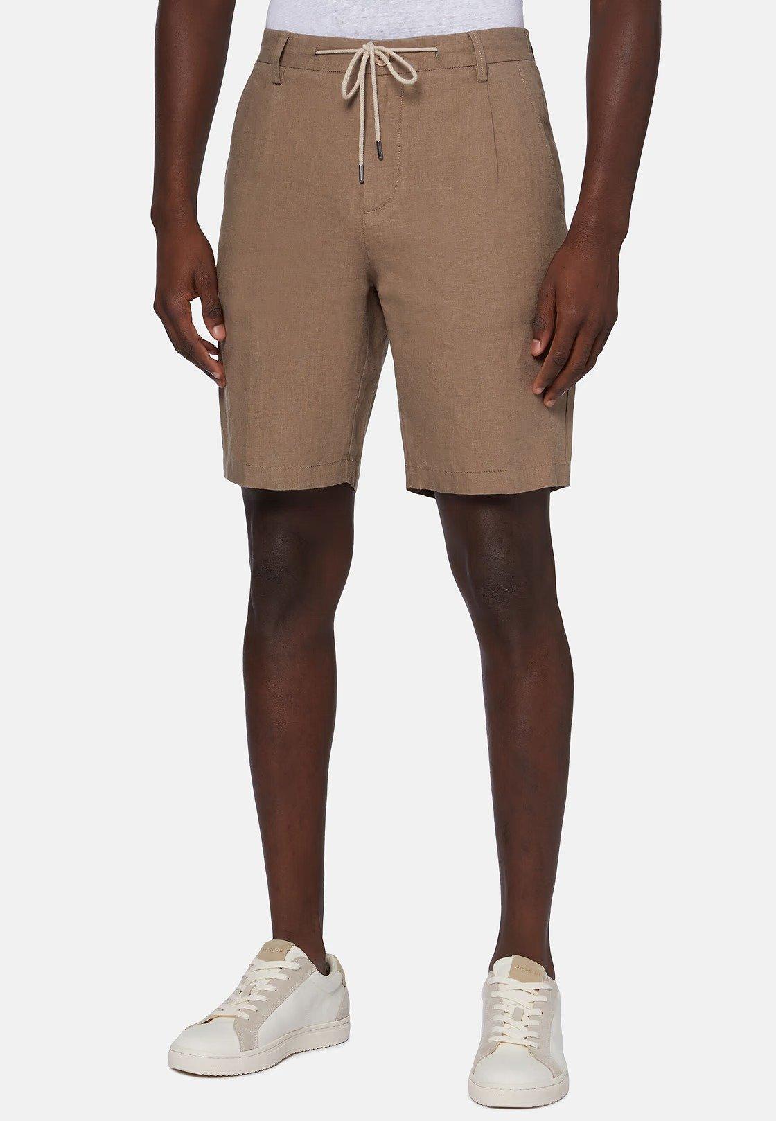 Short Sleeved Overshirt Blue, Taupe, large image number 1