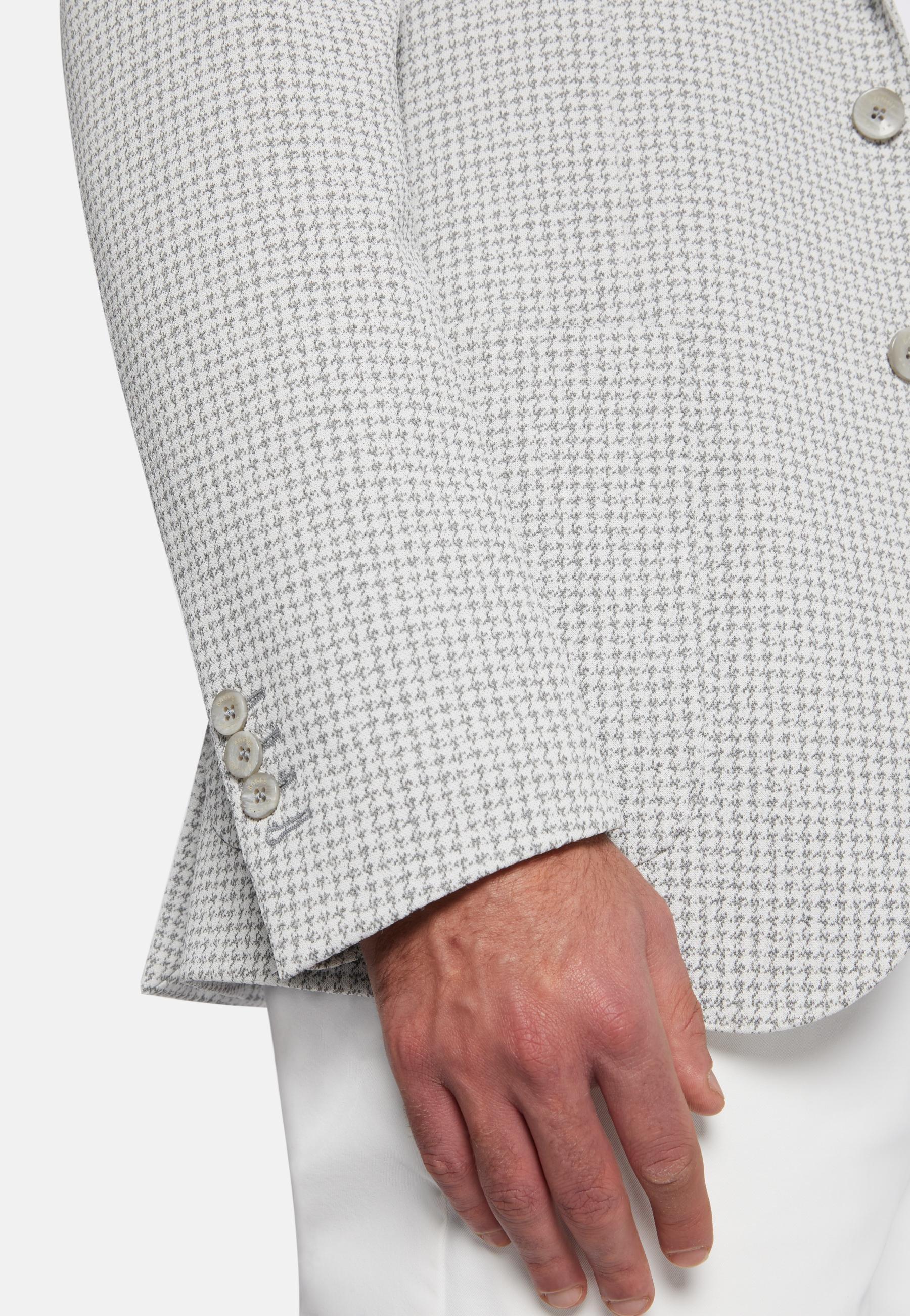 Houndstooth B Tech Jacket Grey, , large image number 2