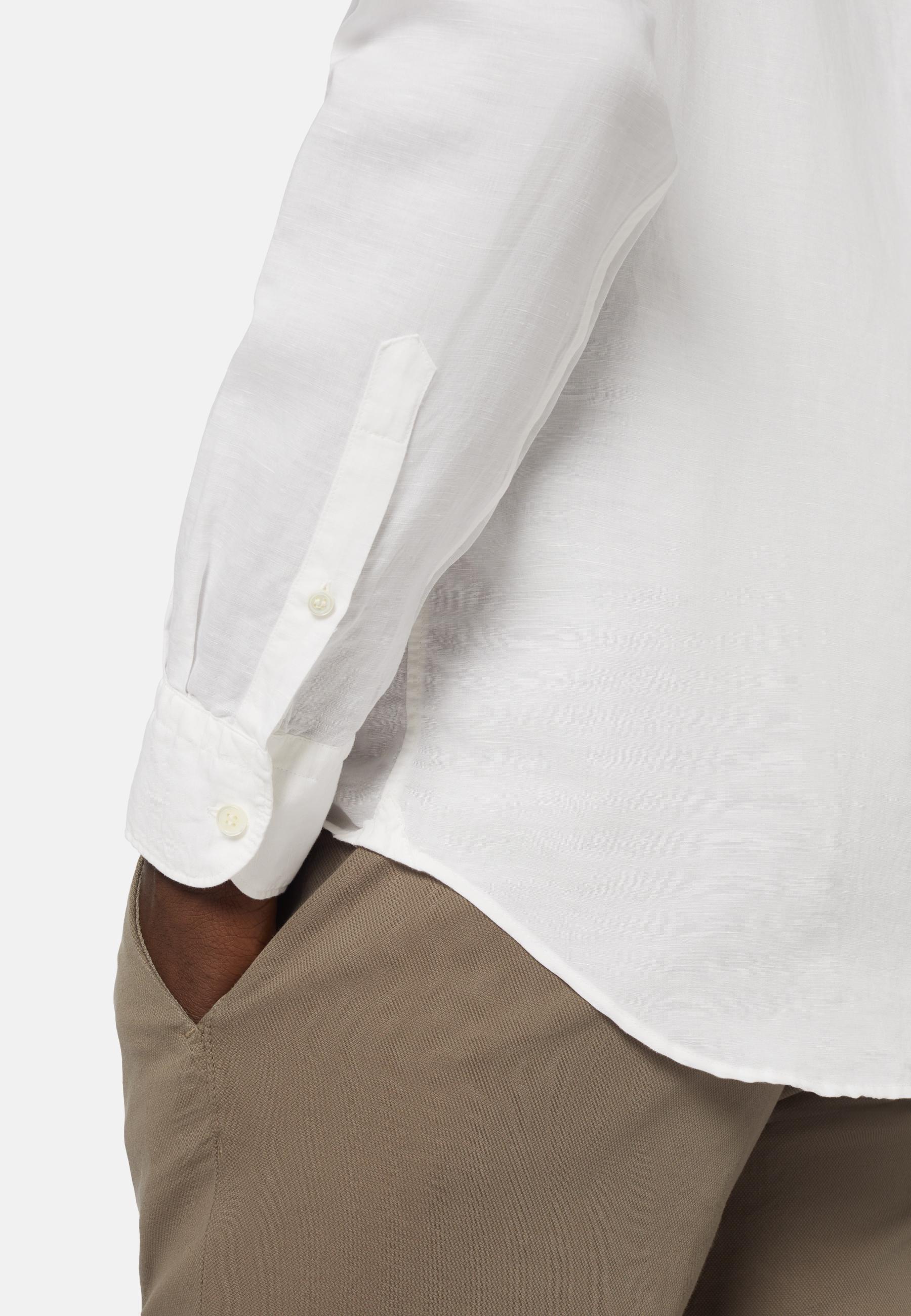 Boggi Milano - White Tencel Linen Shirt