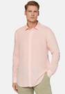 Boggi Milano - Pink Regular Fit Tencel Linen Shirt