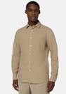 Boggi Milano - Beige Regular Fit Tencel Linen Shirt