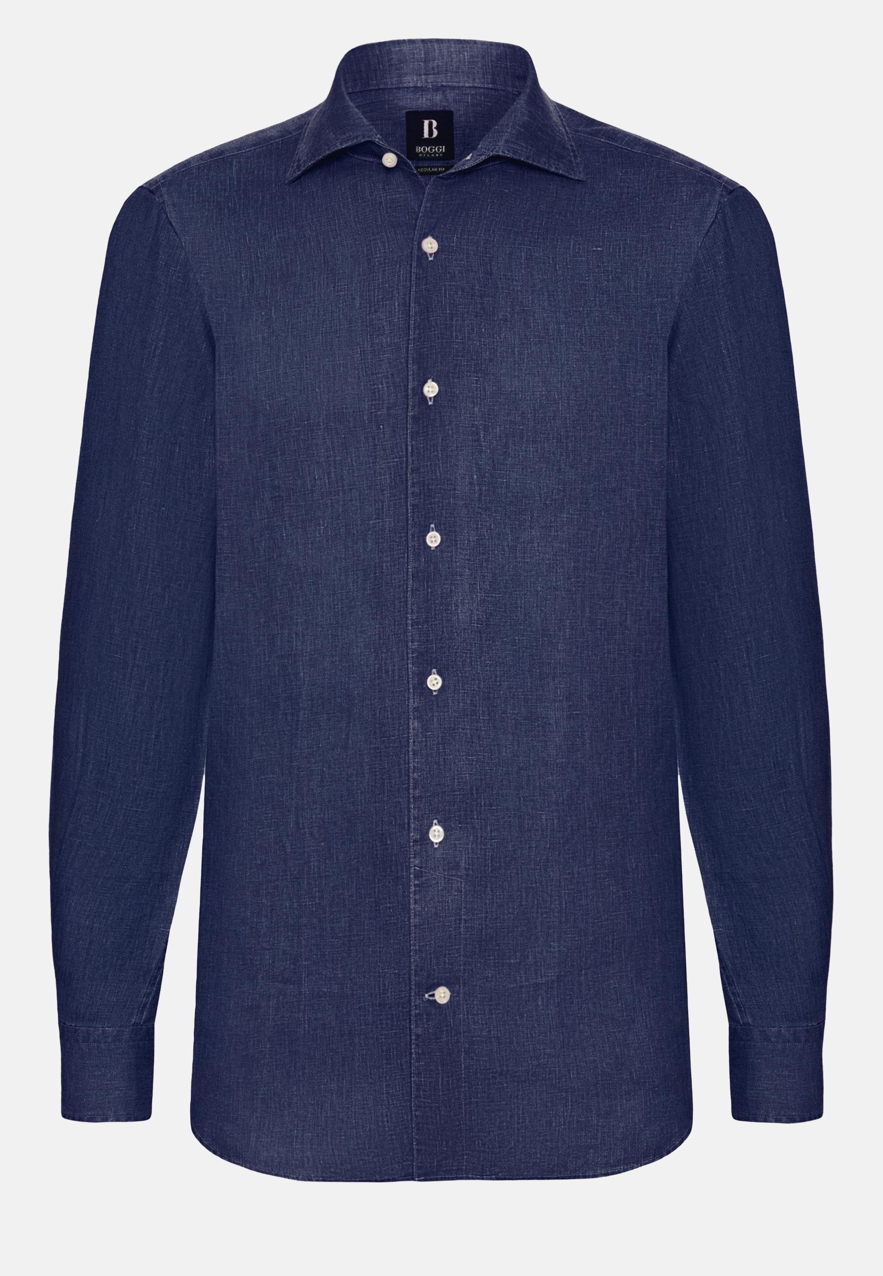 Boggi Milano - Navy Linen Shirt