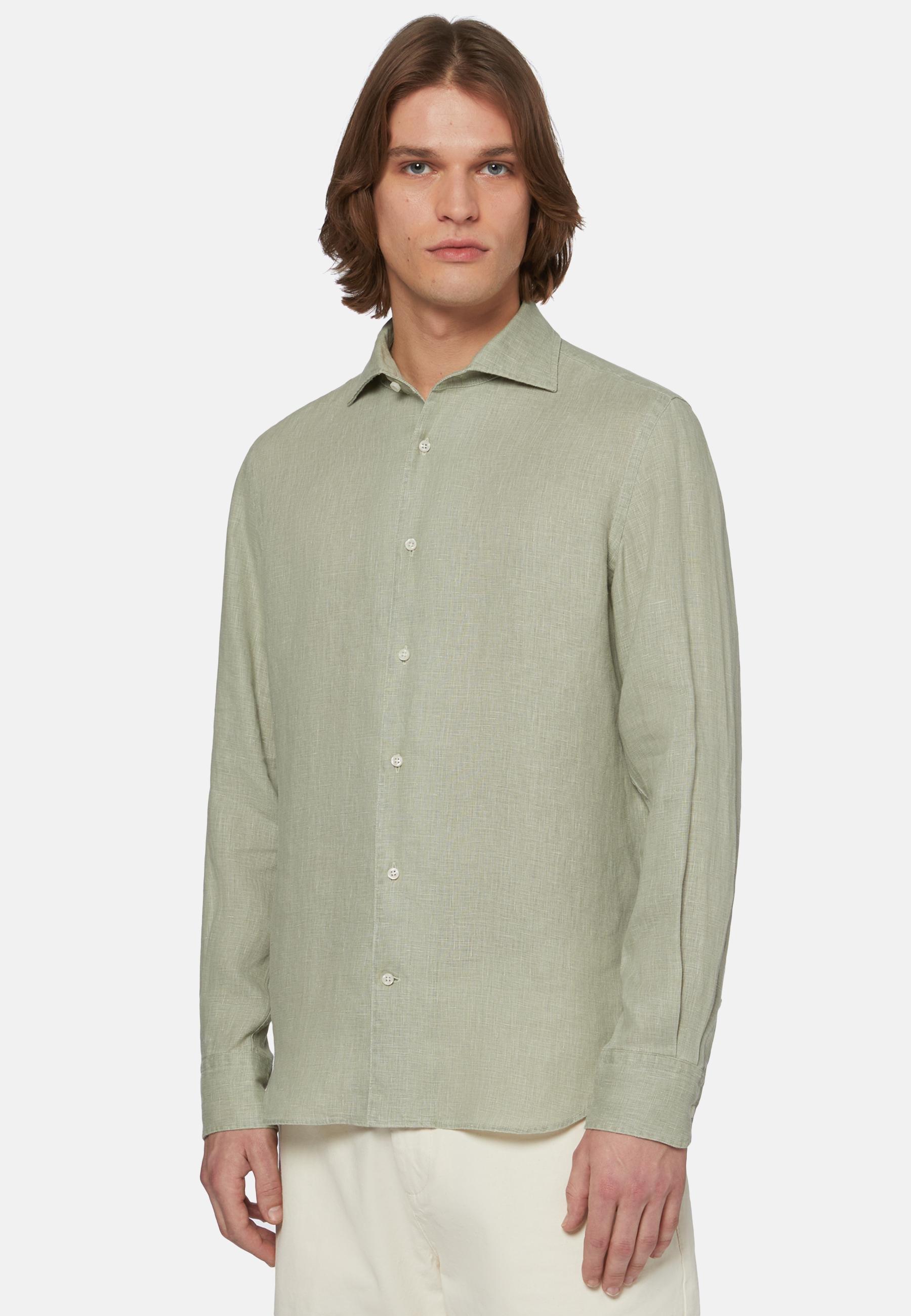 Boggi Milano - Green Linen Shirt