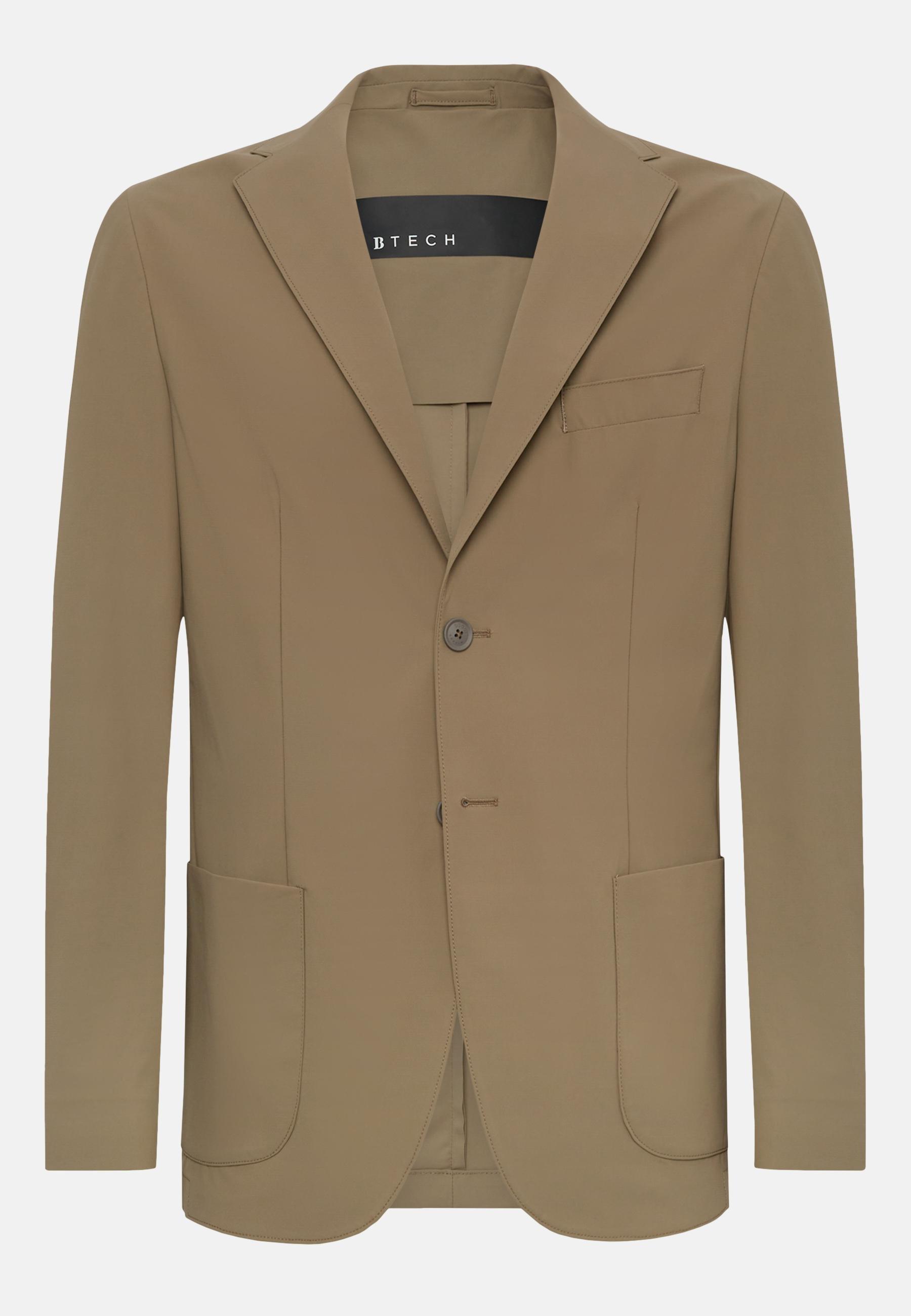 B-Tech Stretch Nylon Jacket Beige, Beige, large image number 1