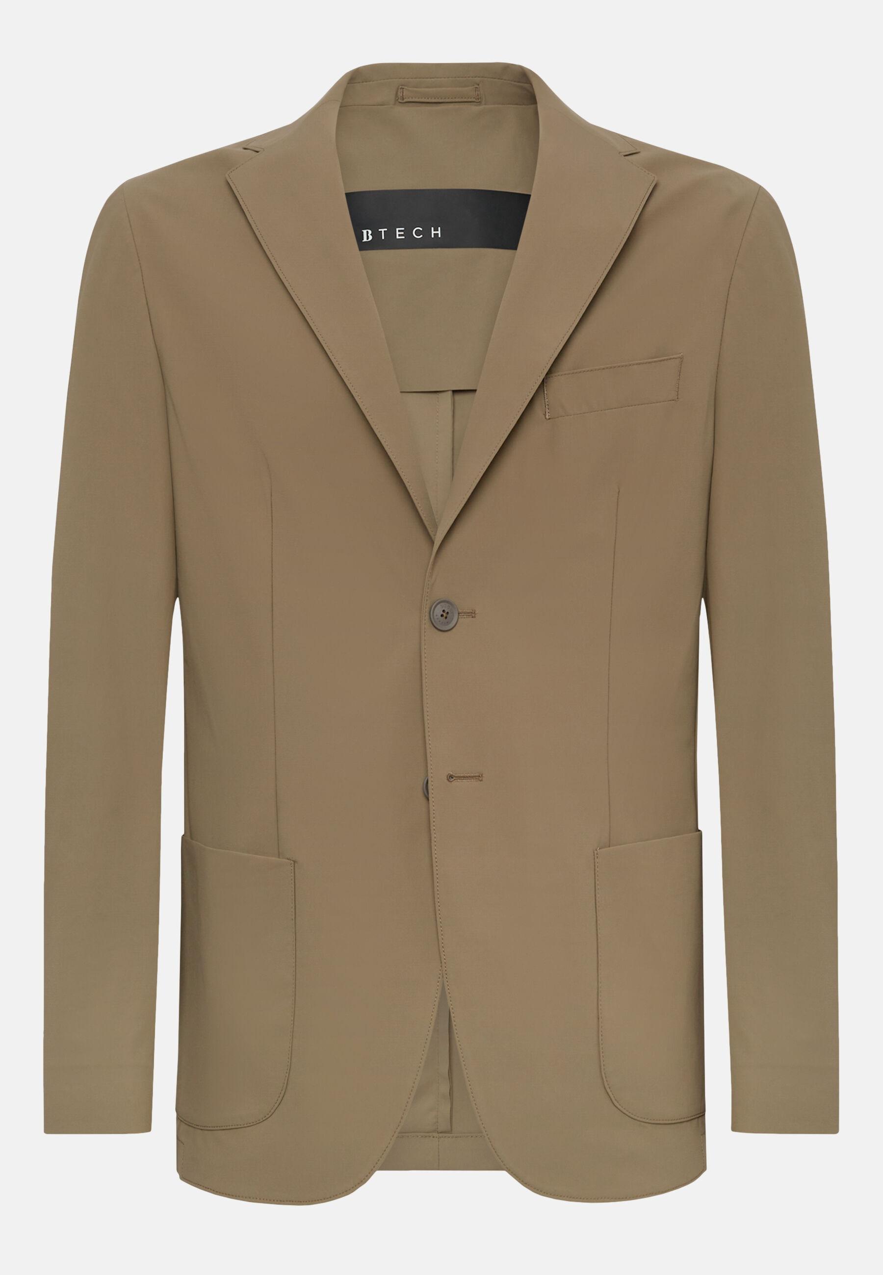 B-Tech Stretch Nylon Jacket Beige, Beige, large image number 5