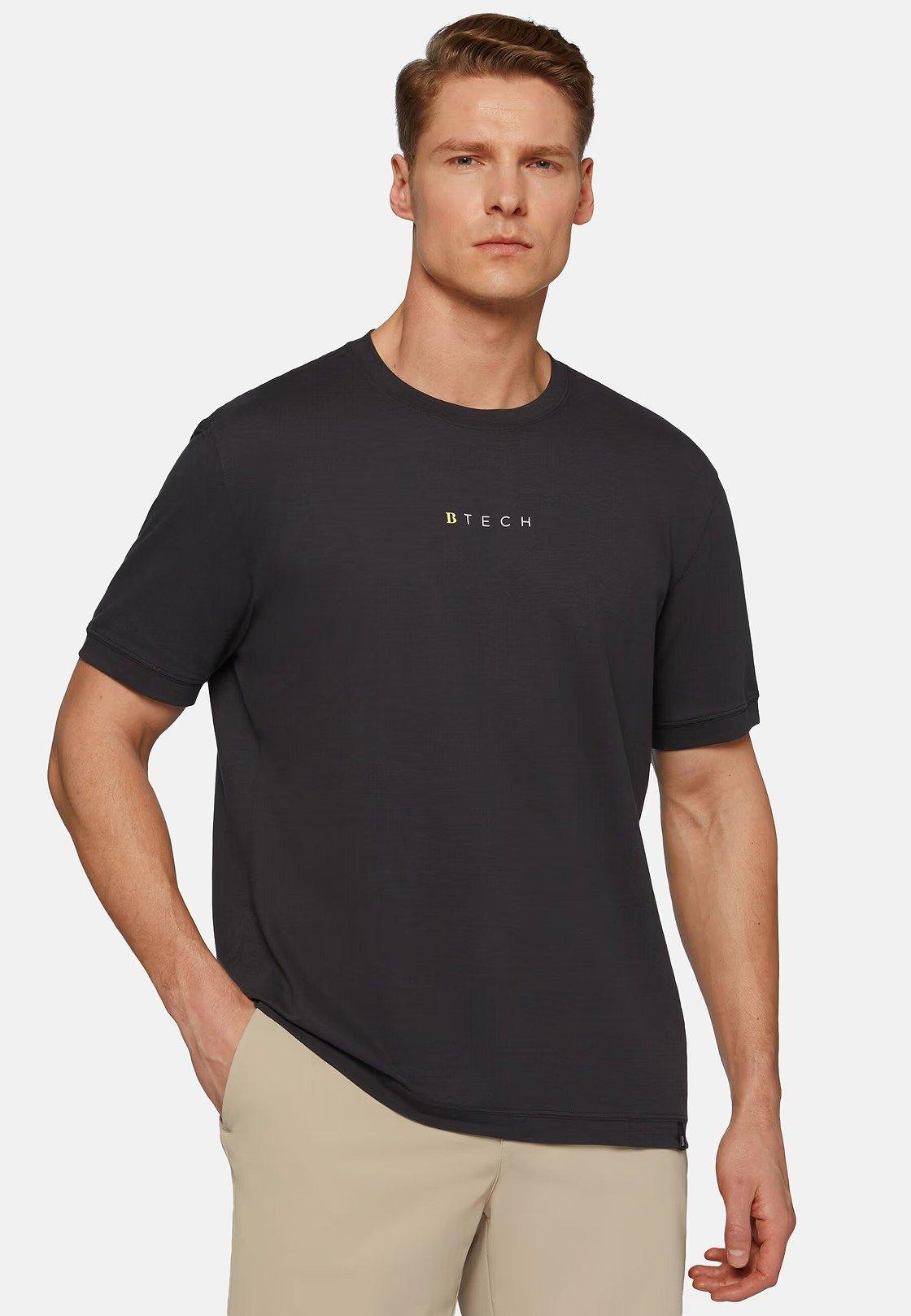 Polo T-Shirt in Piqu&eacute;, Black, Black, large image number 3