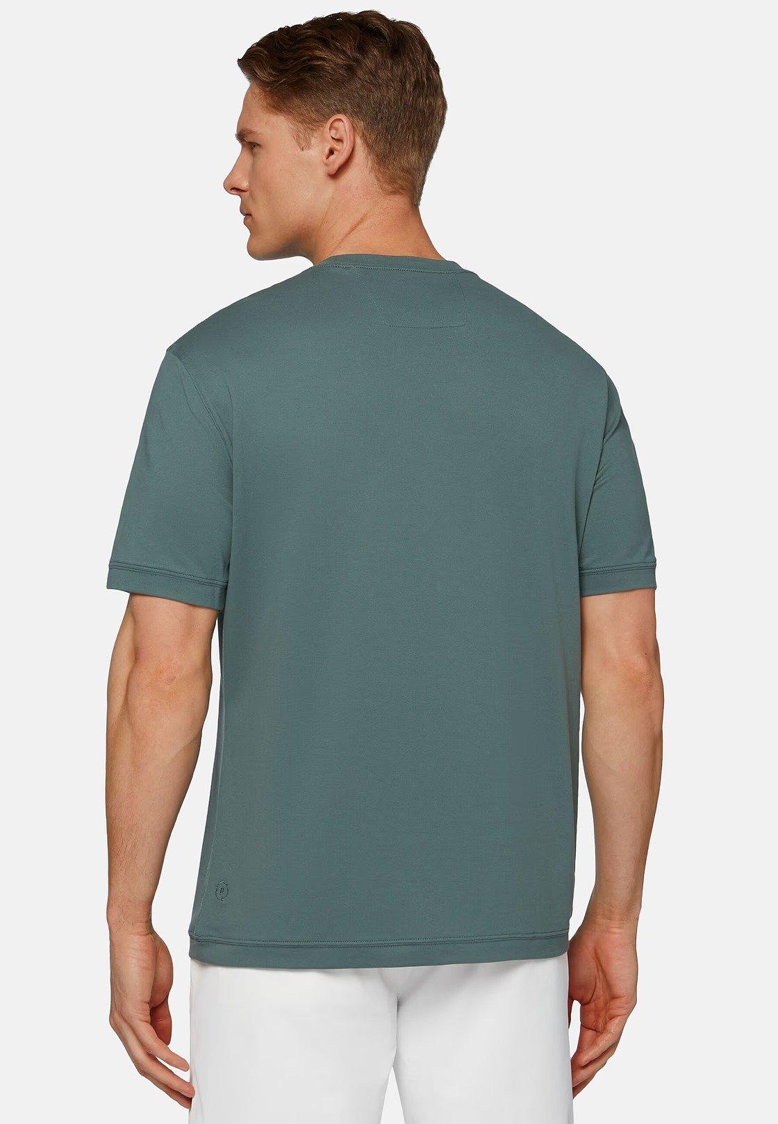 Pique Polo T-Shirt Green, Green, large image number 5