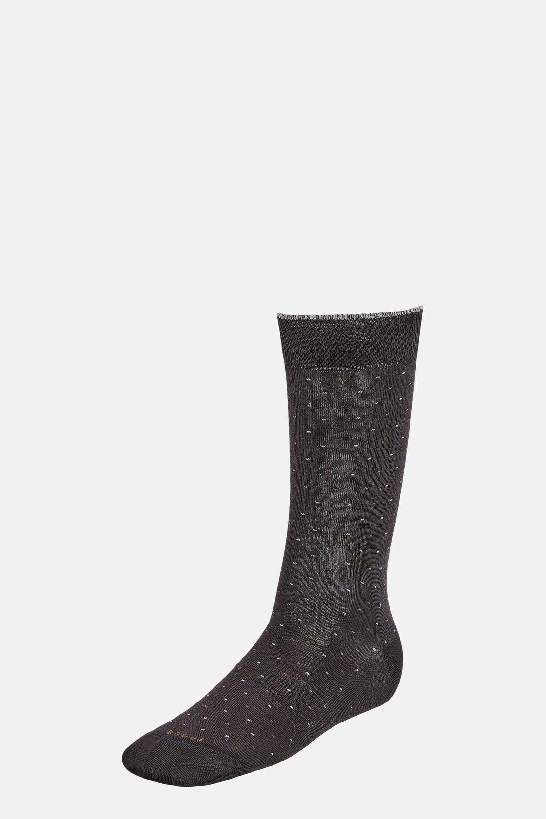 Pinpoint Cotton Socks Grey, Grey, large image number 0