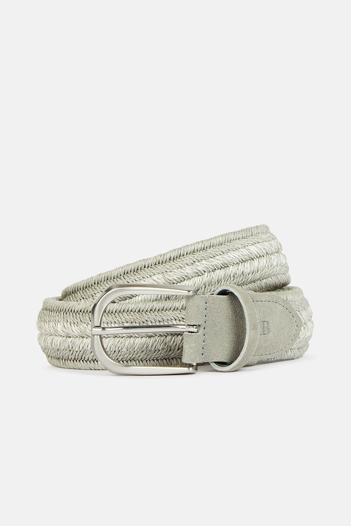 Grey Stretch Woven Belt, , large image number 0