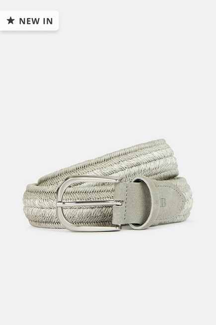 Boggi Milano - Grey Stretch Woven Belt