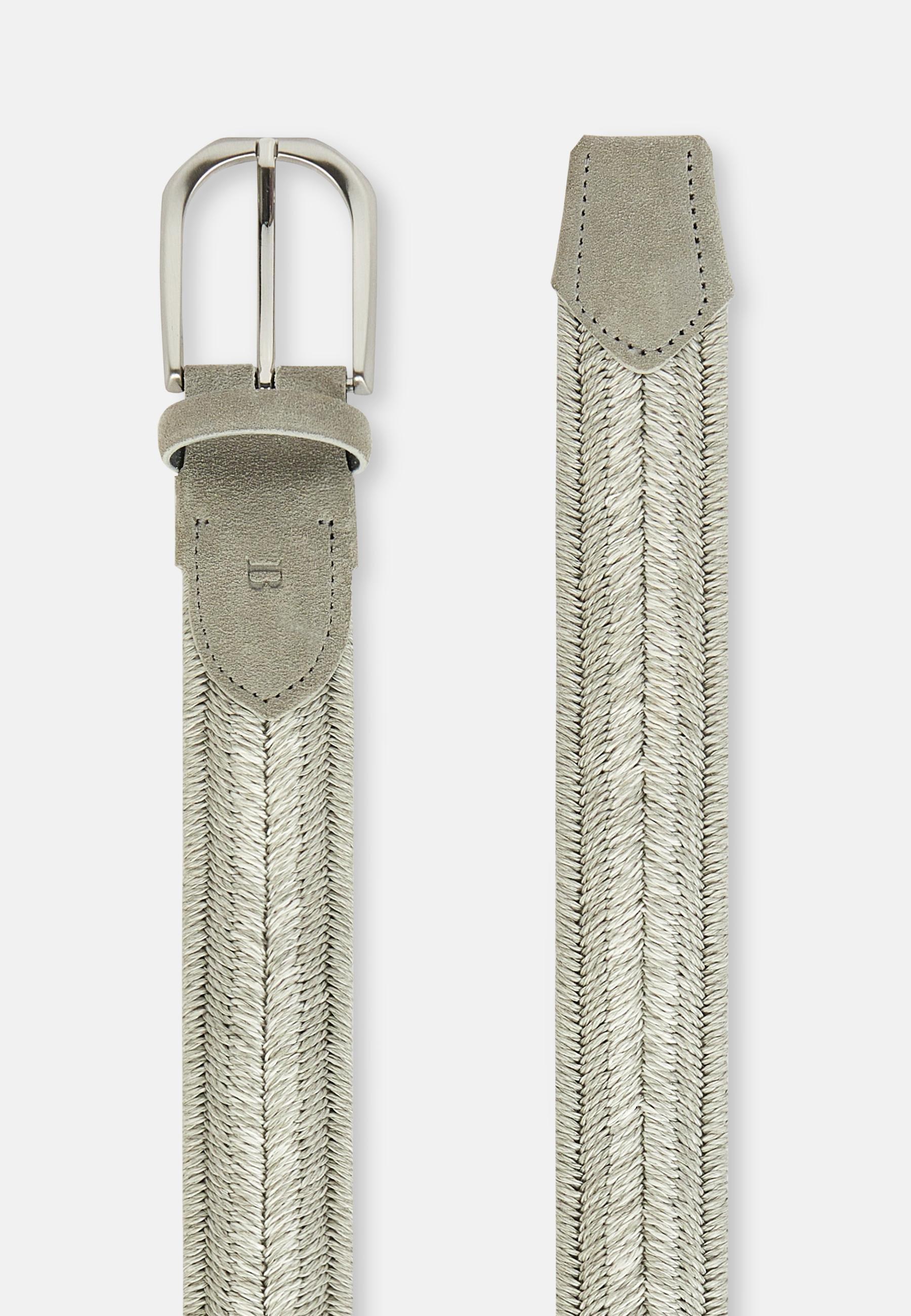 Stretch Woven Belt Grey, Grey, large image number 2