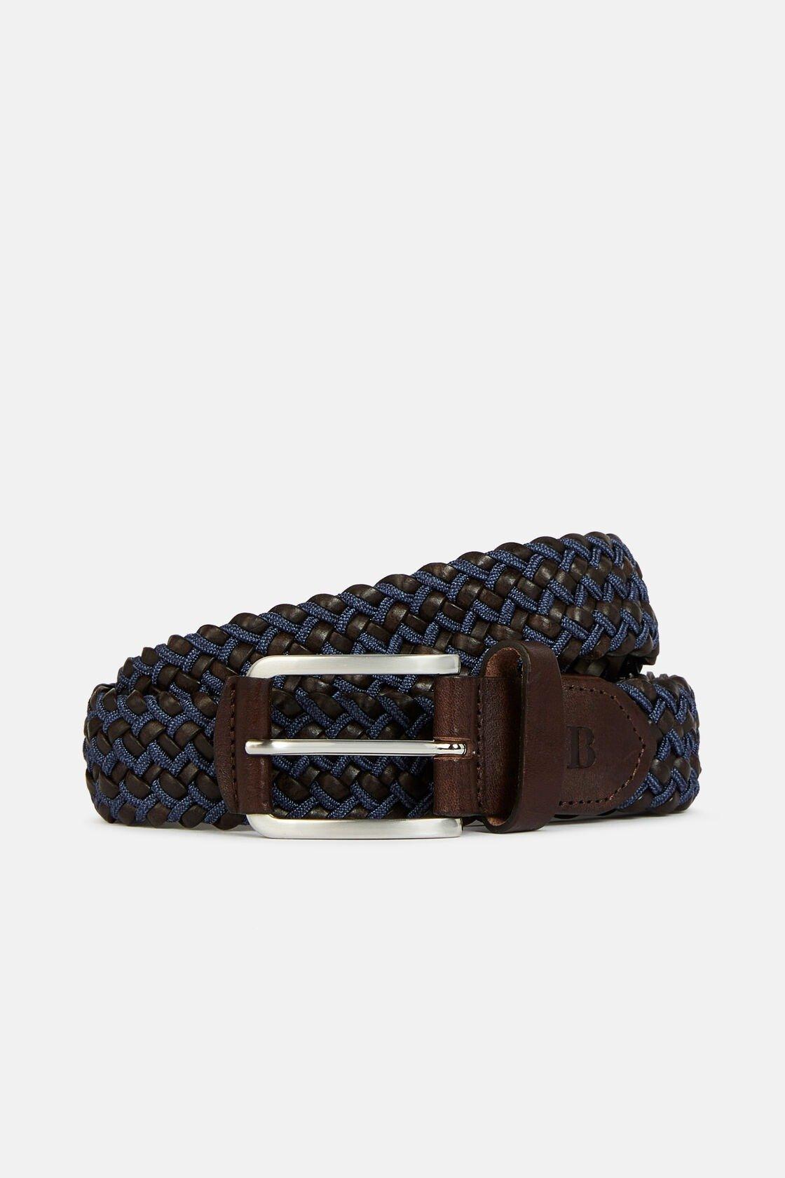 Stretch Woven Belt Brown, Brown, large image number 0
