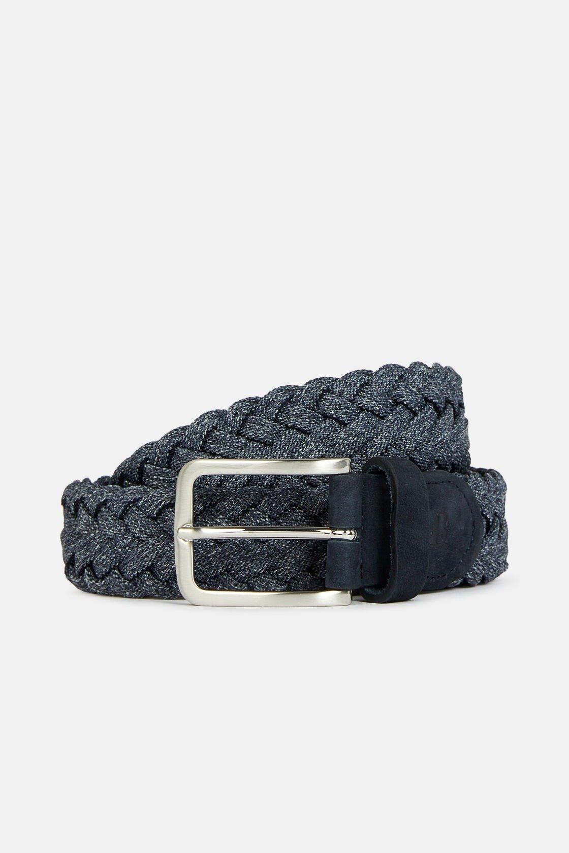 Boggi Milano - Navy Technical Yarn Stretch Woven Belt