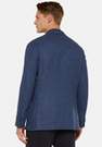 Boggi Milano - Navy Check Wool Linen Jacket