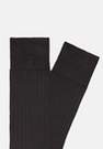 Boggi Milano - Grey Ribbed Cotton Lisle Socks