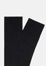 Boggi Milano - Navy Ribbed Cotton Lisle Socks