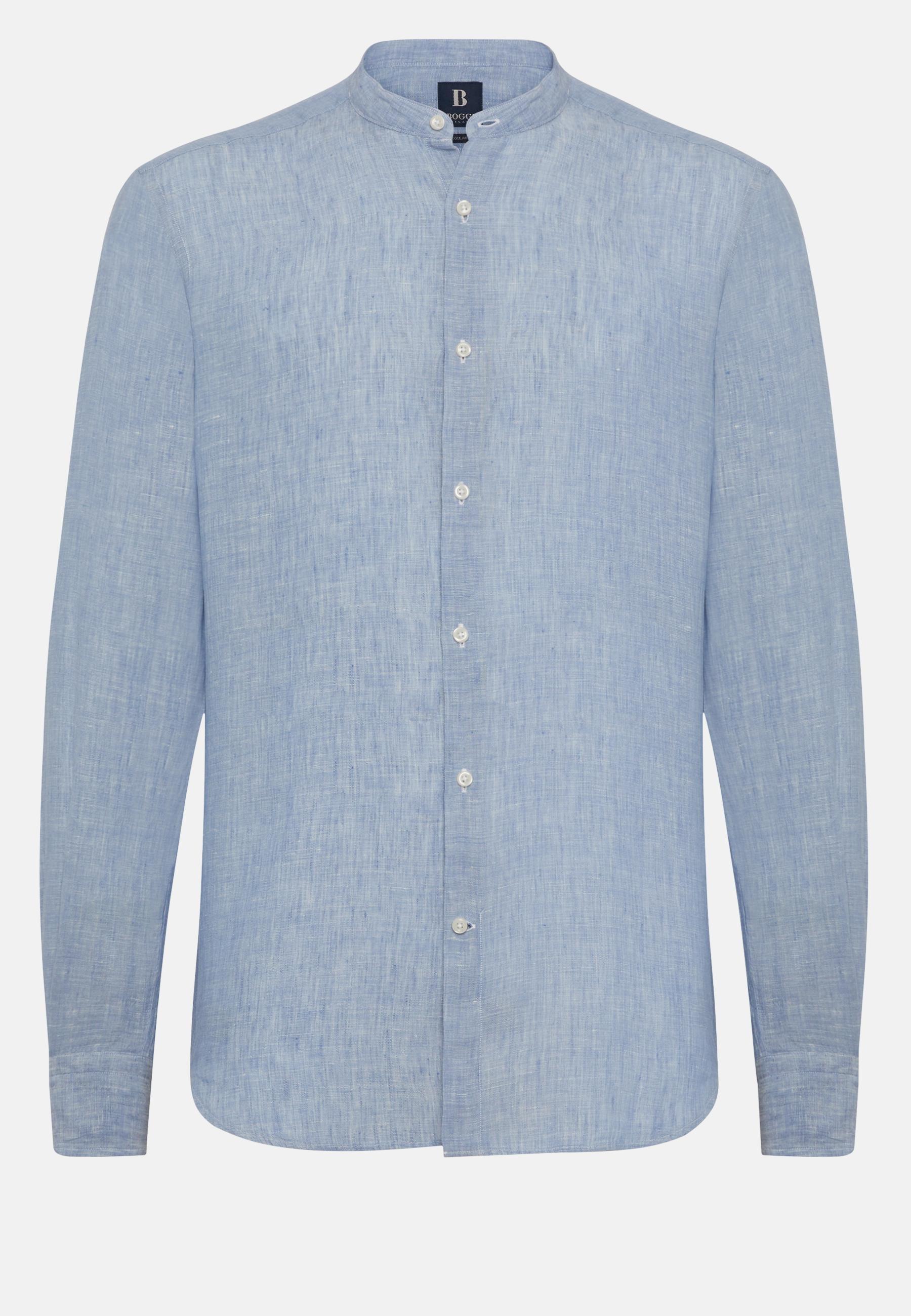 Linen Shirt Blue, , large image number 3