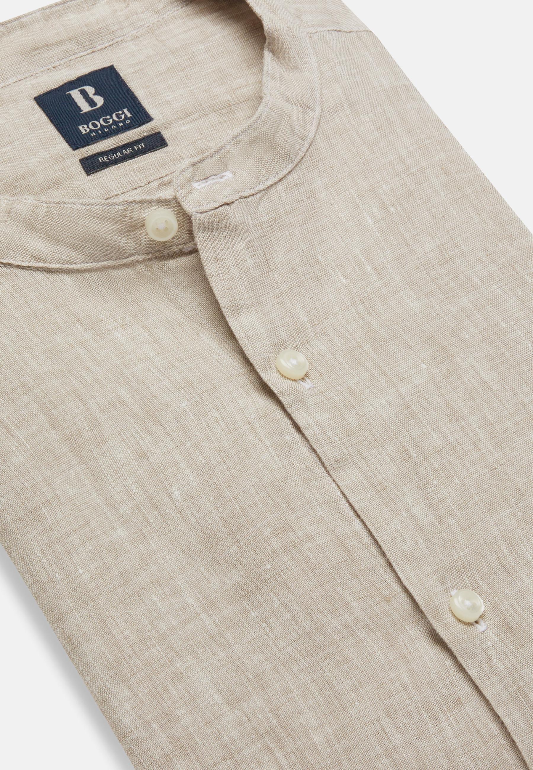 Linen Shirt Beige, , large image number 2