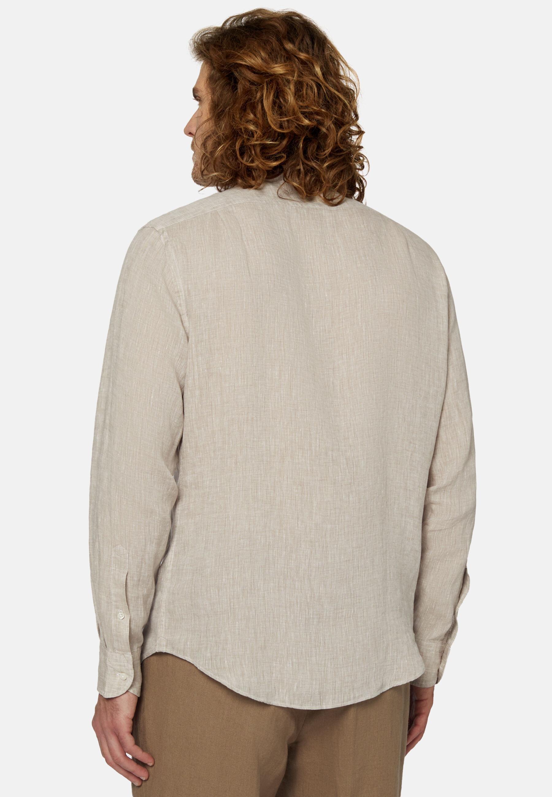 Linen Shirt Beige, Taupe, medium