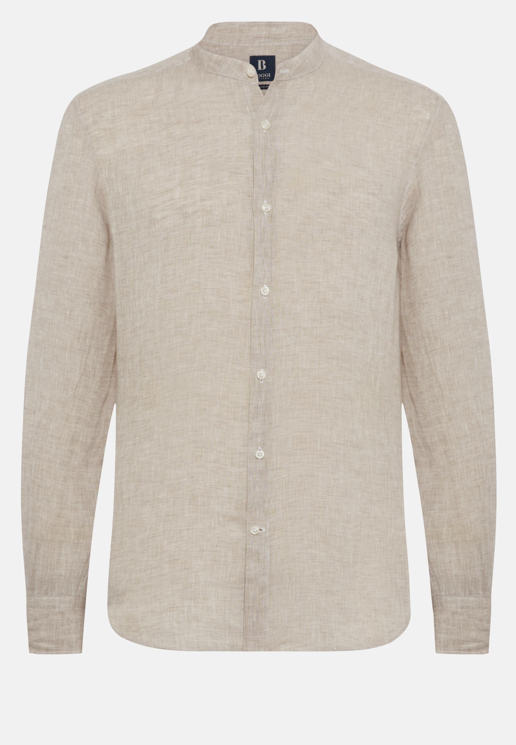 Linen Shirt Beige, , large image number 4