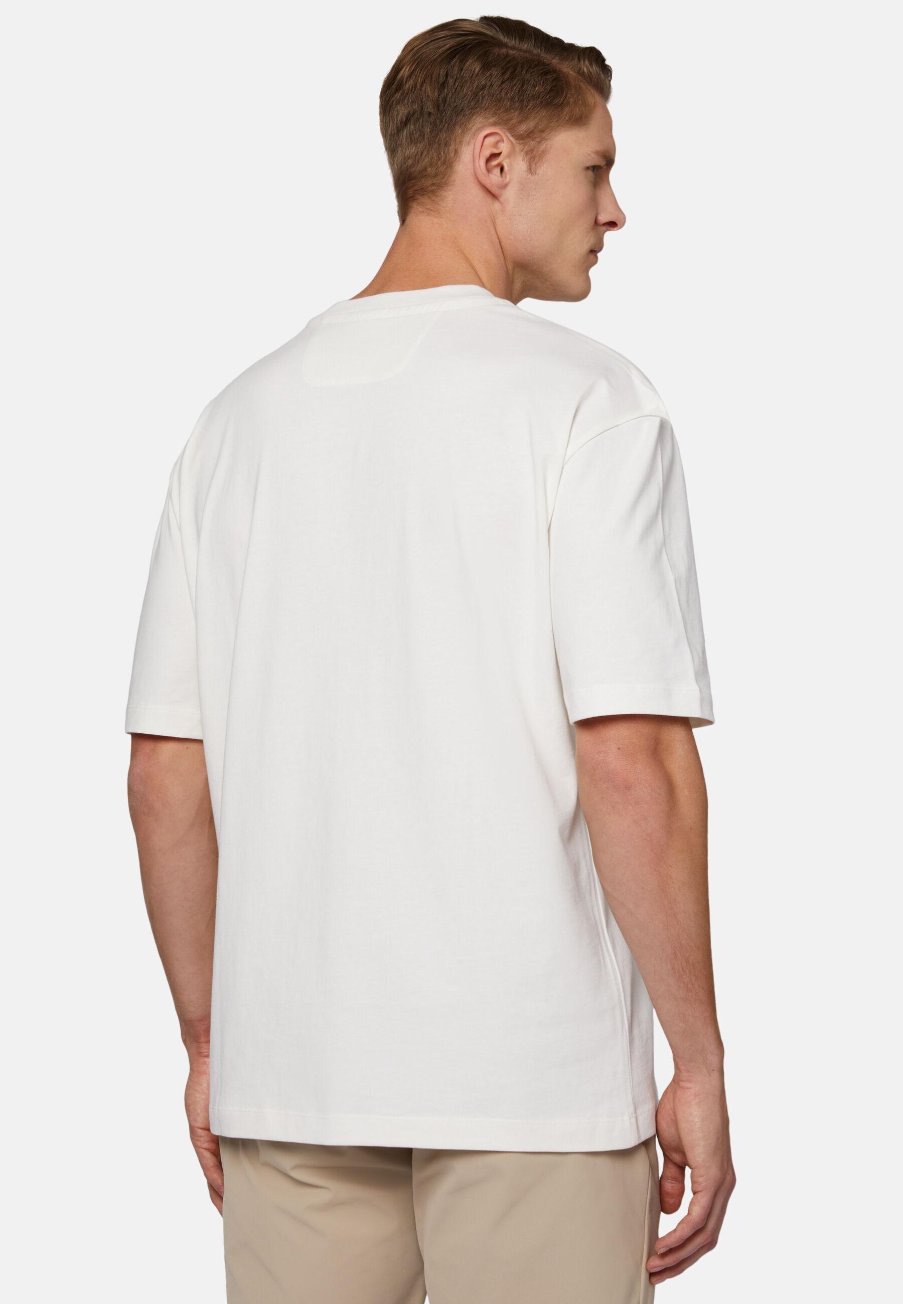 Cotton T-Shirt White, White, medium