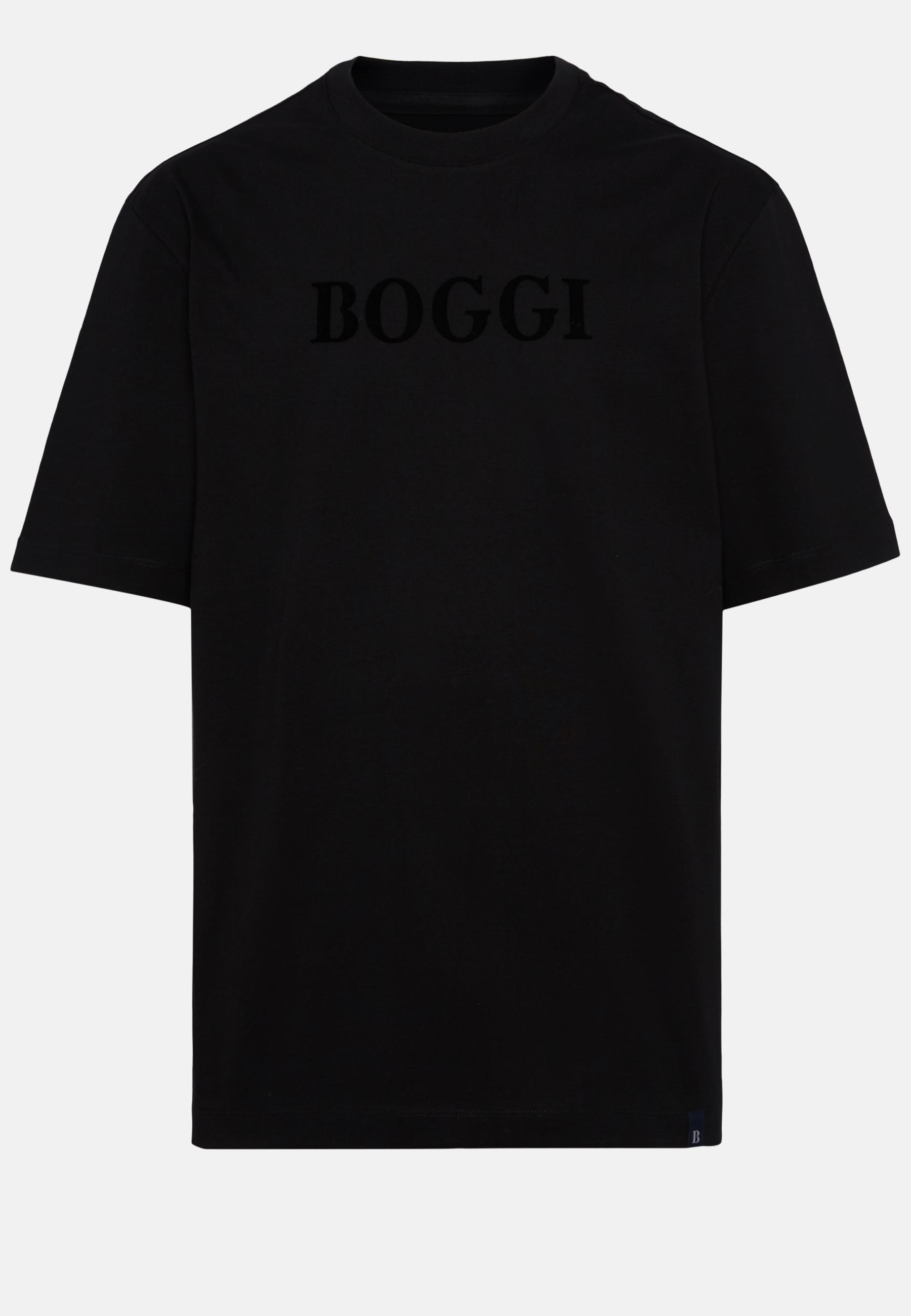 Cotton T-Shirt Black, 3901_BLAC, large image number 2