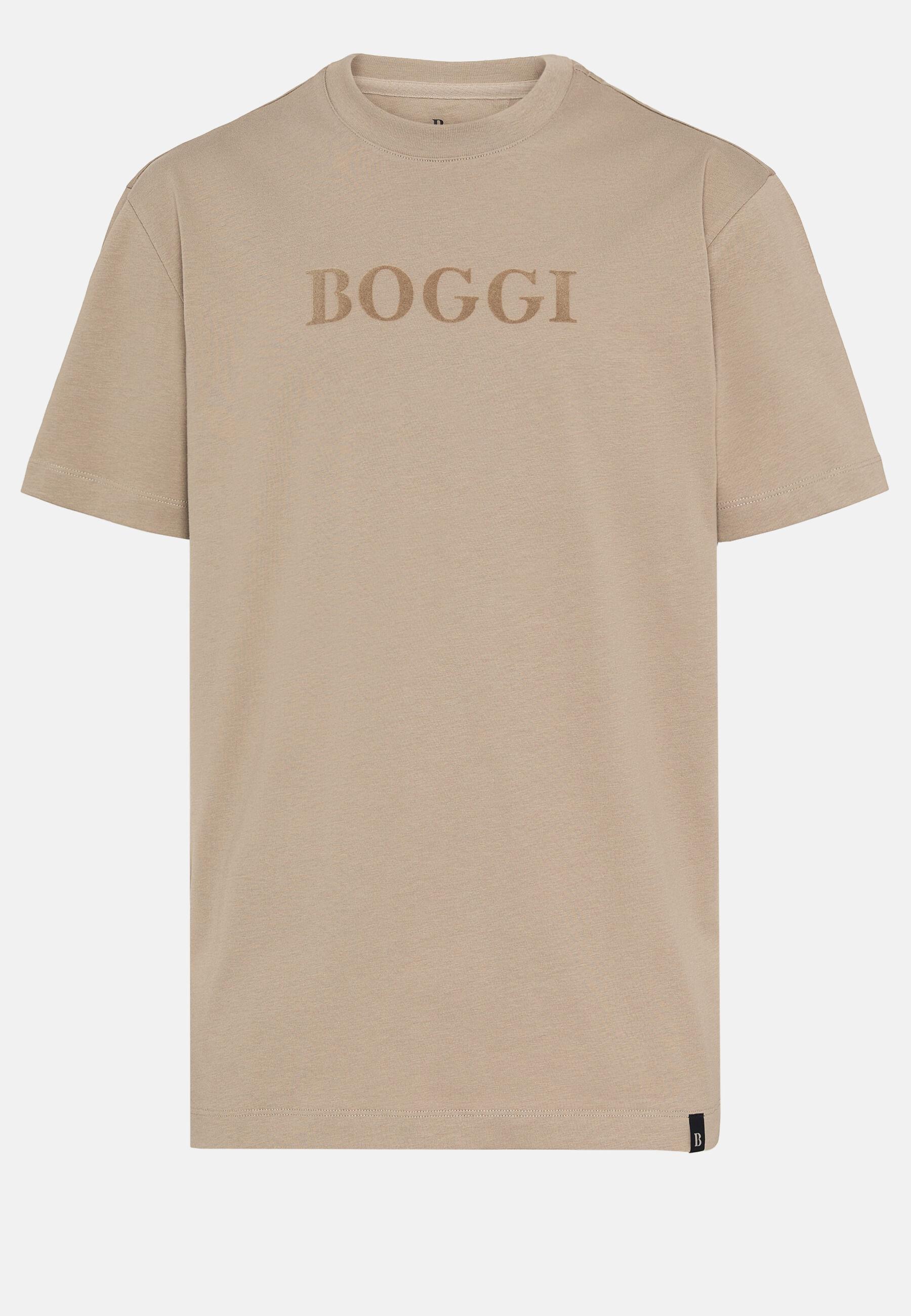 Cotton T-Shirt Beige, Taupe, medium