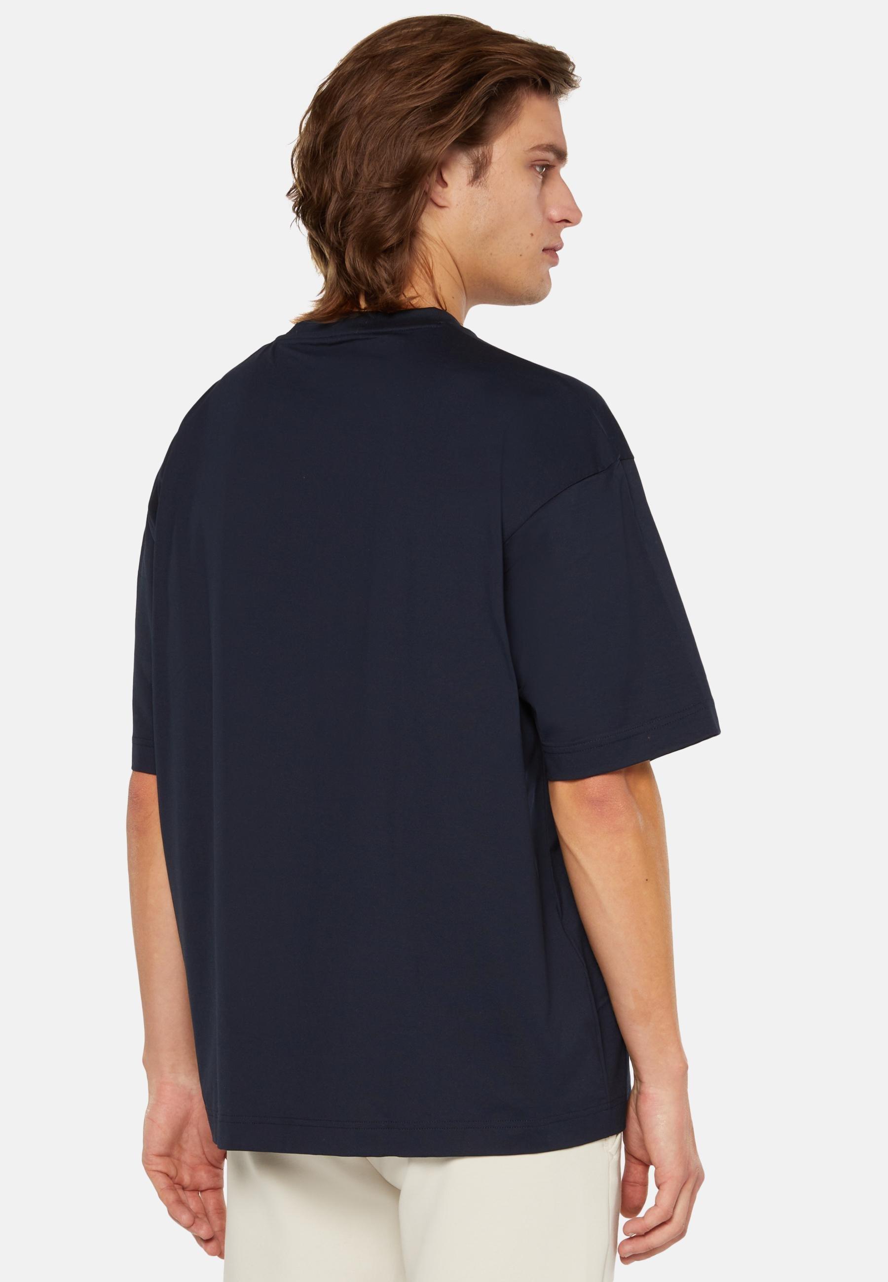 High-Performance Jersey T-Shirt Navy, Navy blue, large image number 2