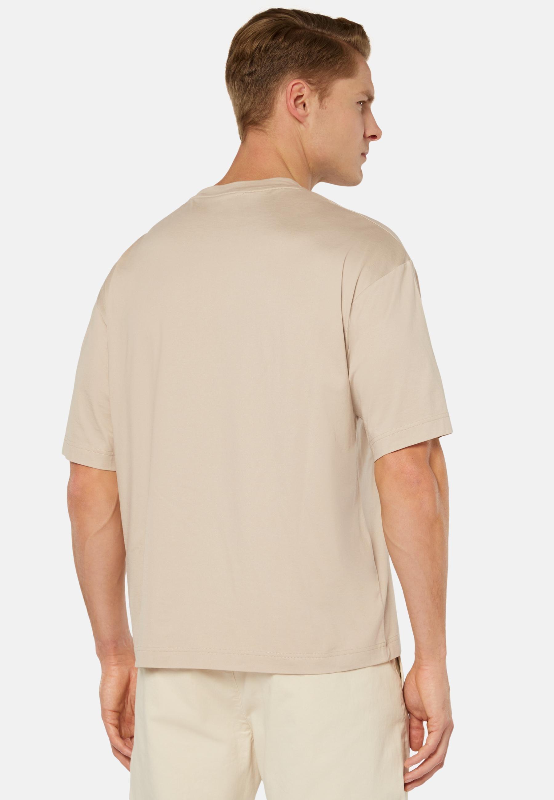 High-Performance Jersey T-Shirt Beige, Beige, large image number 3
