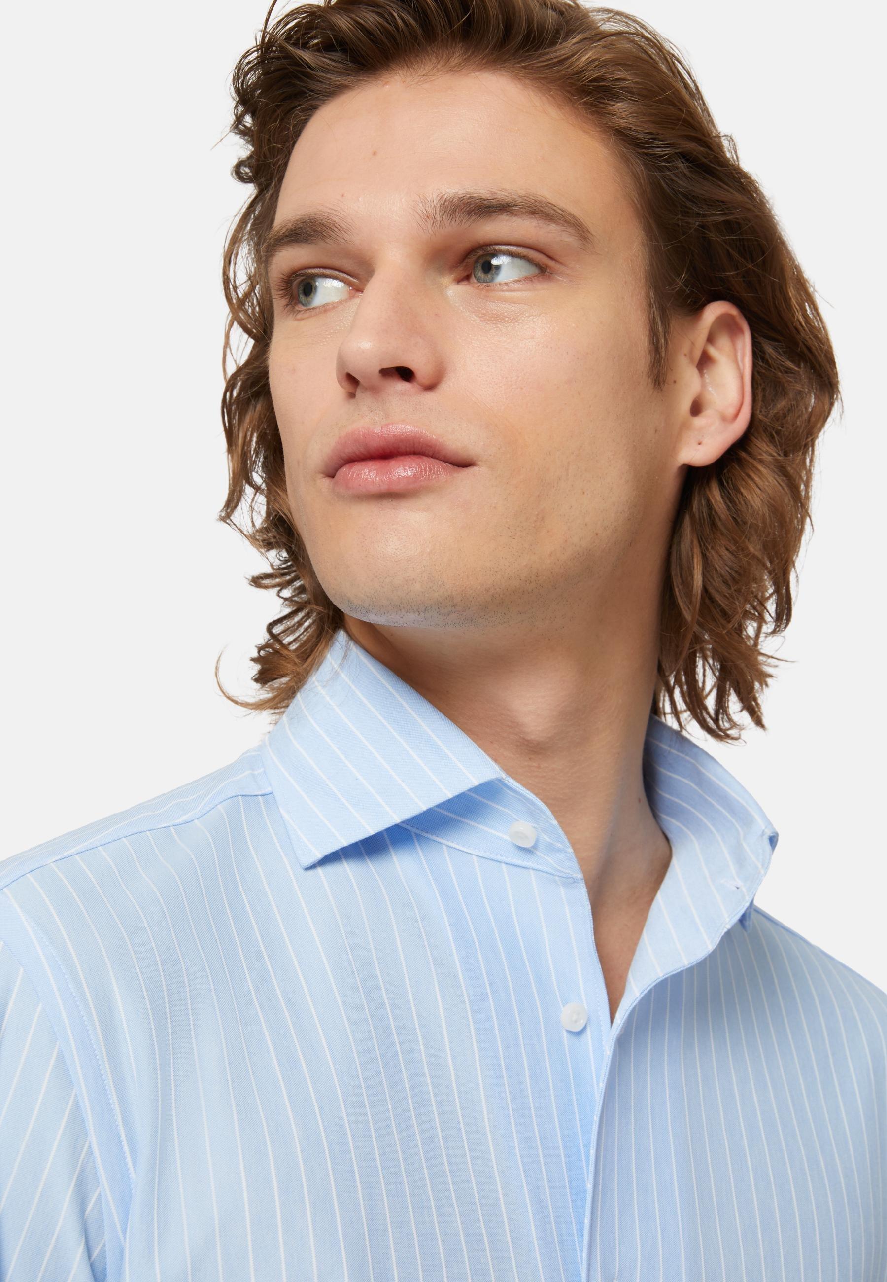 Regular Fit Japanese Jersey Polo Shirt Blue, Light Blue, large image number 2