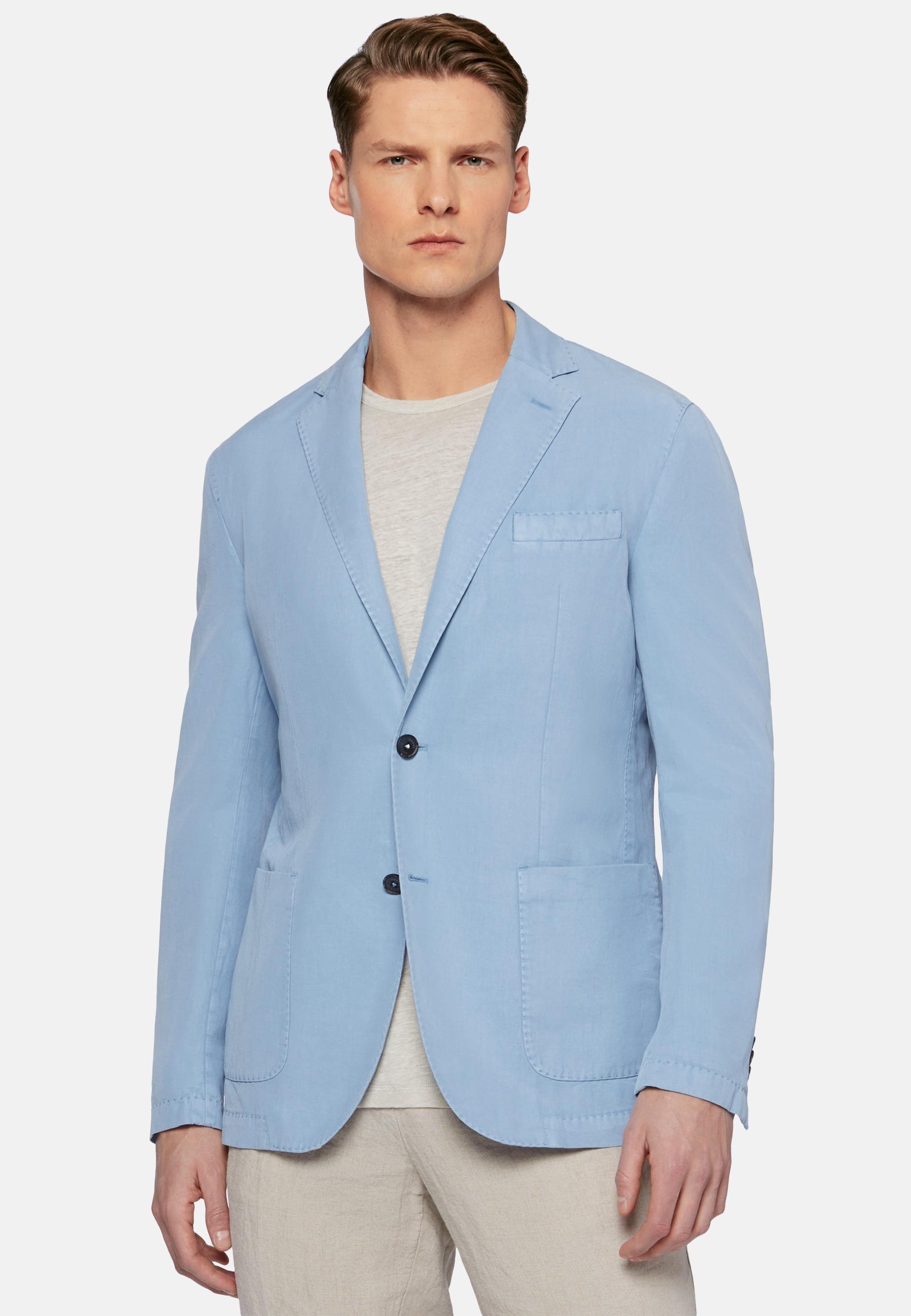 Boggi Milano - Blue Tencel/Linen/Cotton Jacket