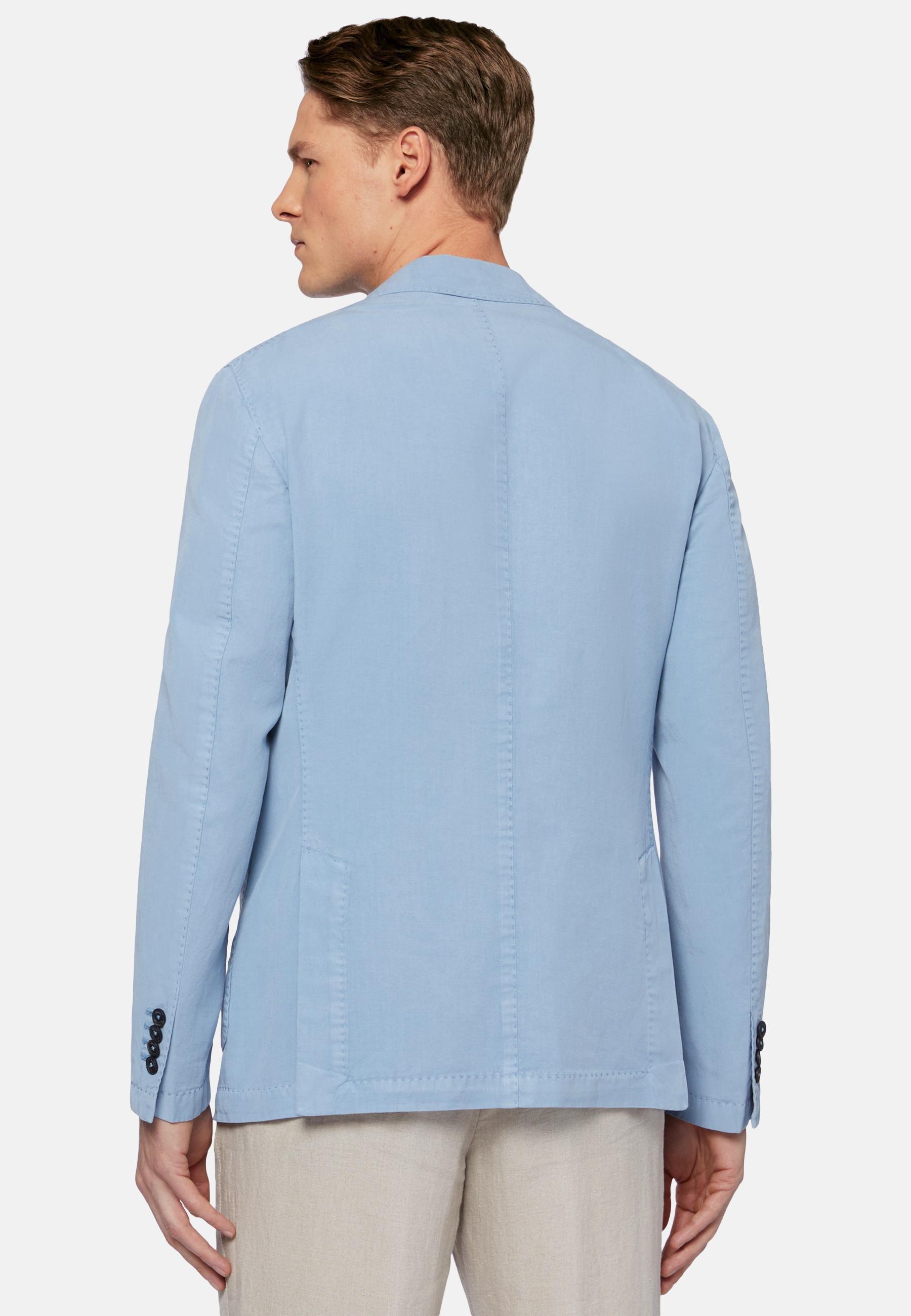 Tencel/Linen/Cotton Jacket Blue, , large image number 2