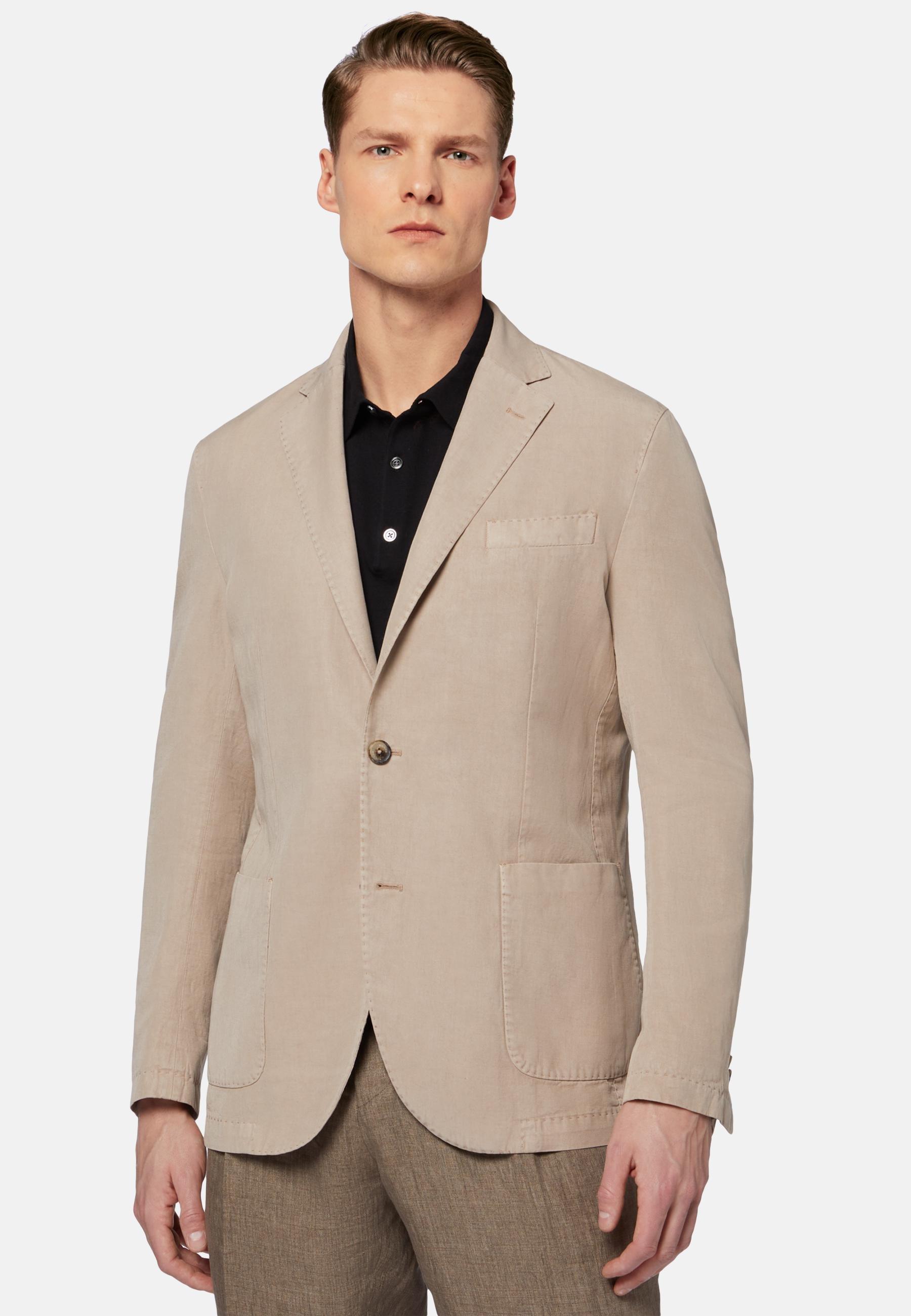 Tencel/Linen/Cotton Jacket Grey, , medium