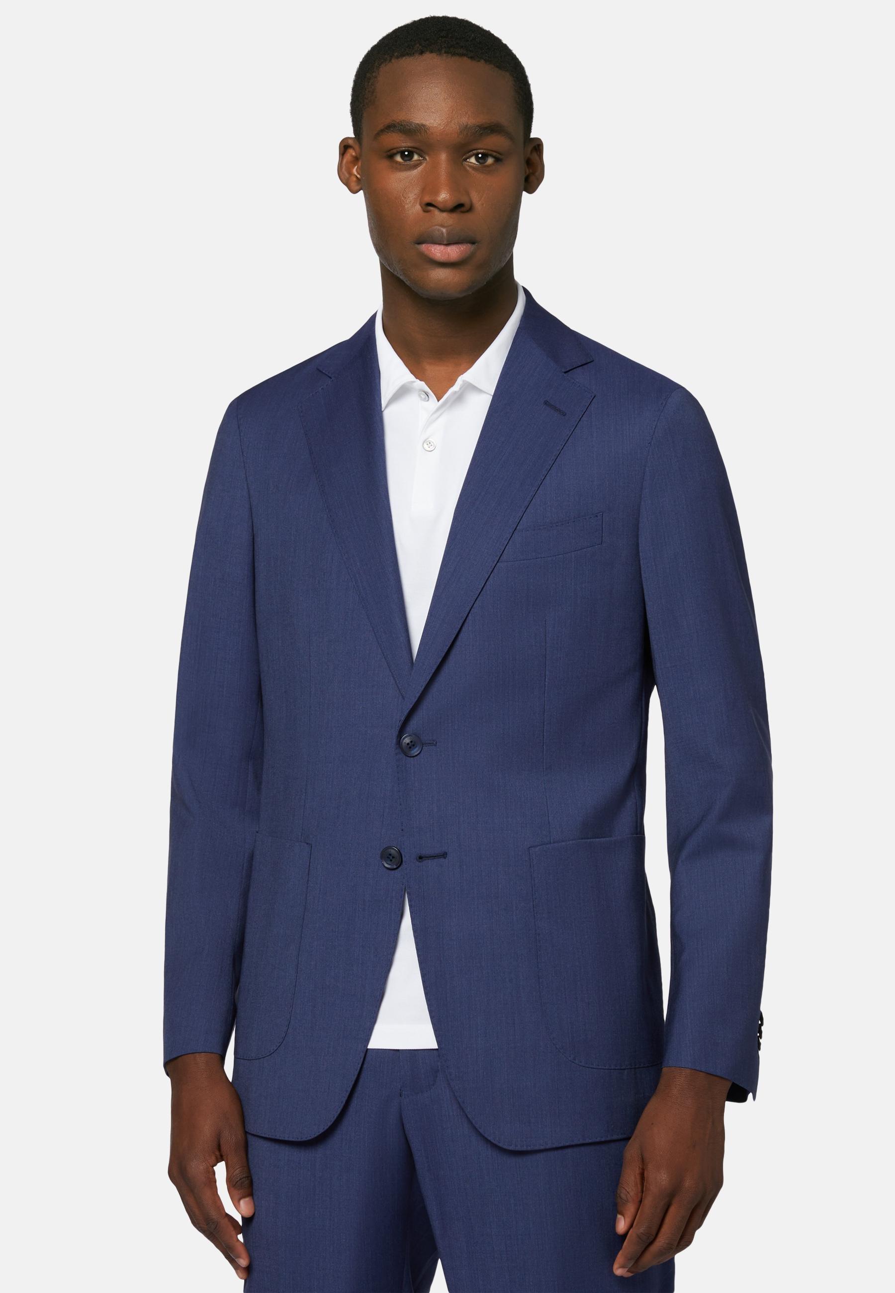 B-Aria Wool Jacket Navy, Indigo, large image number 0